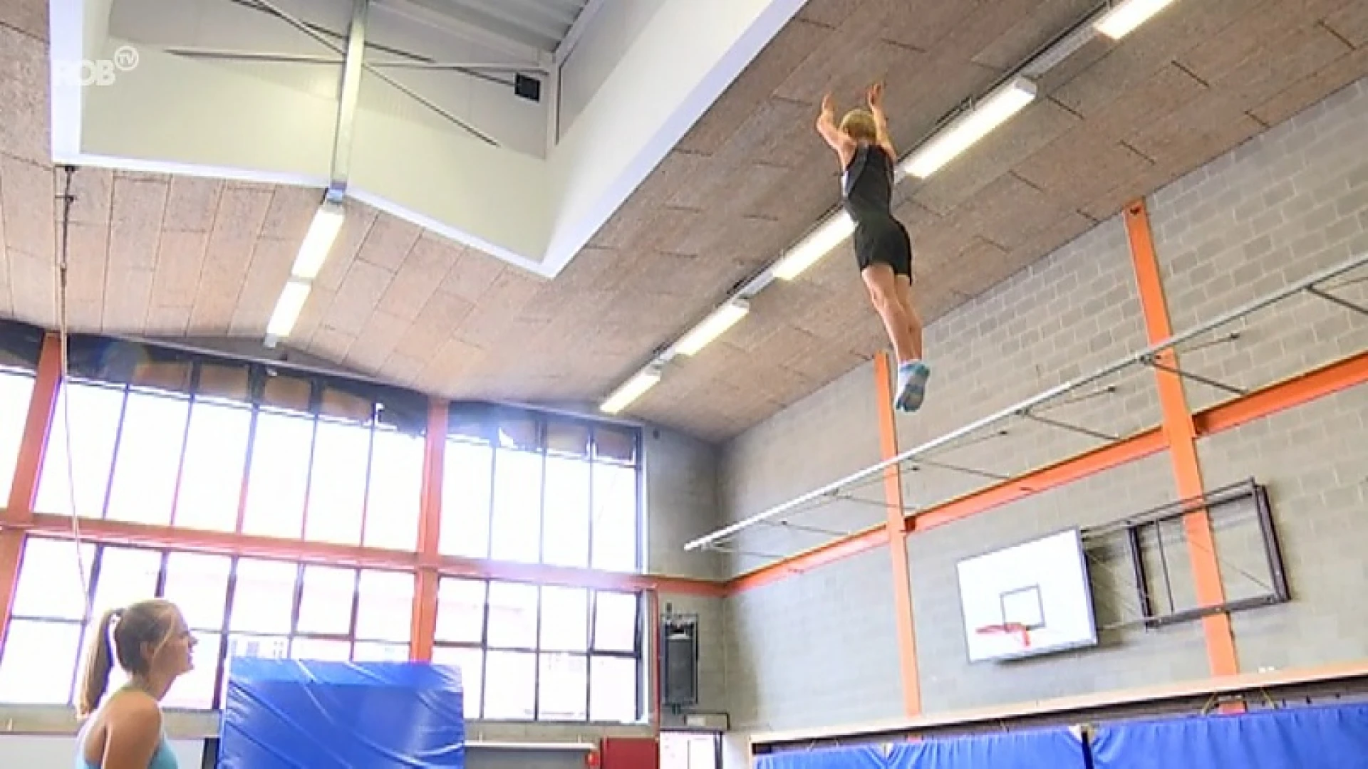 Trampolinespringers Thor Zichem zijn in de wolken