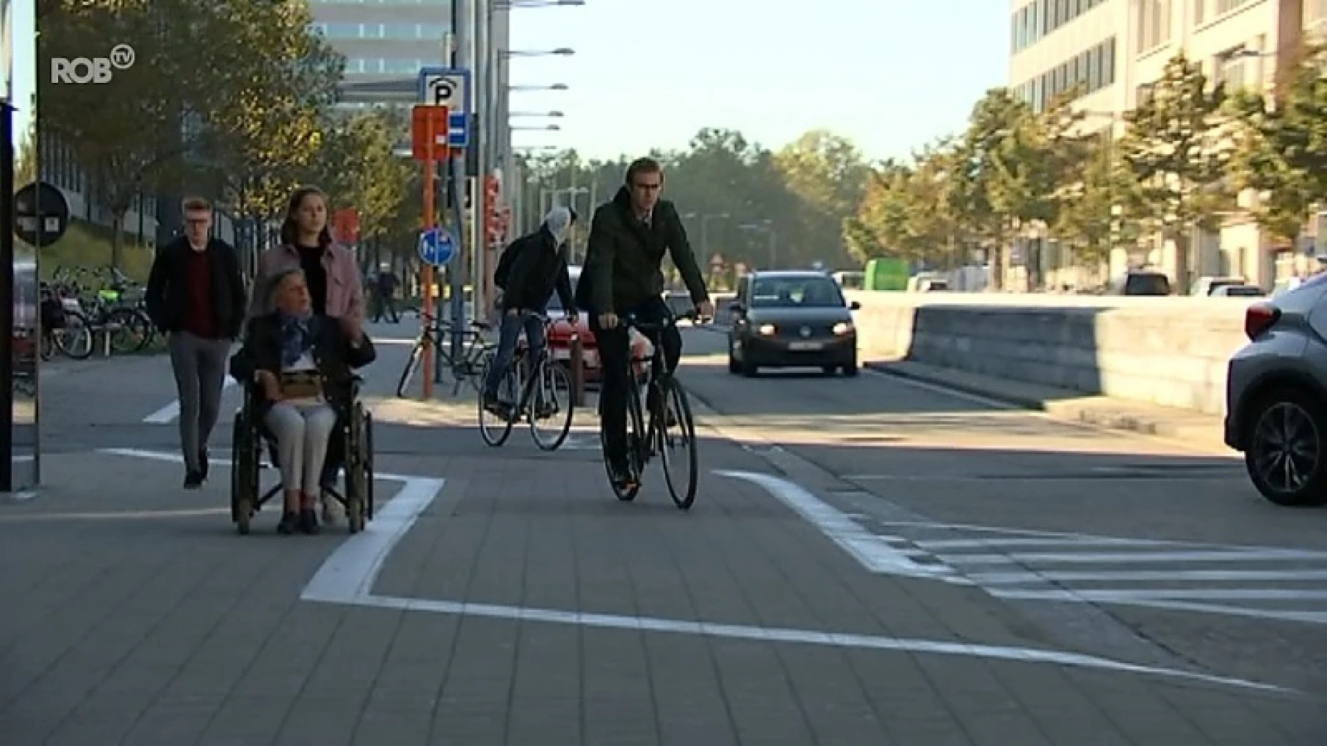 Groen Leuven wil een brug voor voetgangers en fietsers over de tunnel aan het Martelarenplein