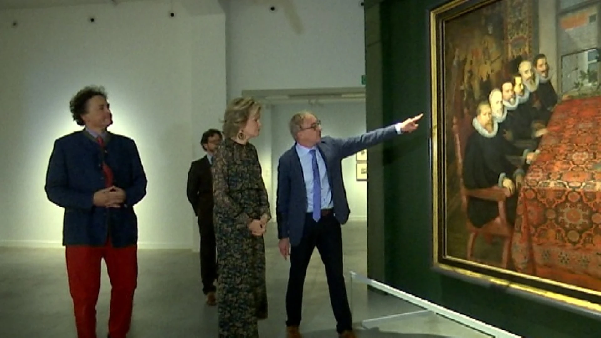 Koningin Mathilde brengt bezoek aan Museum M in Leuven