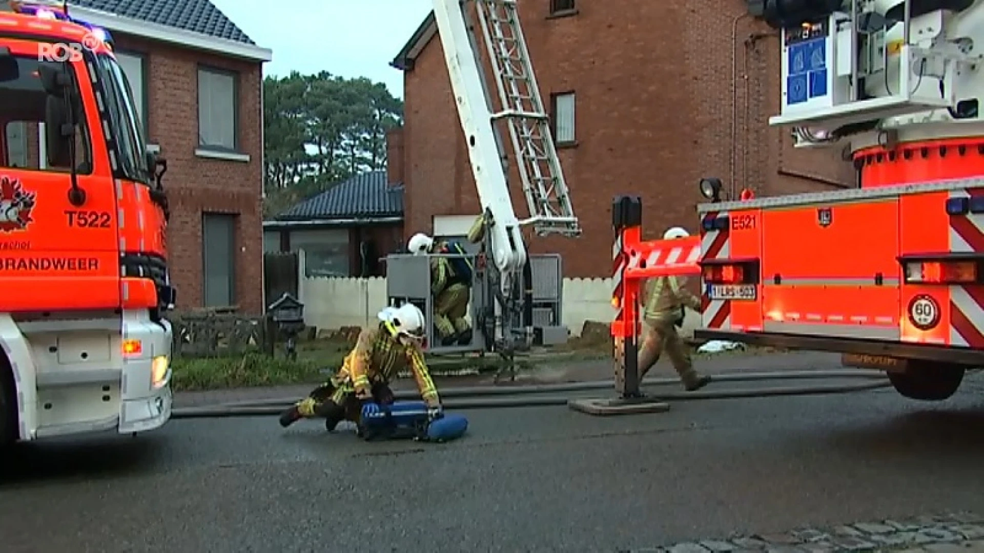 Batterij drone oorzaak brand in Aarschot