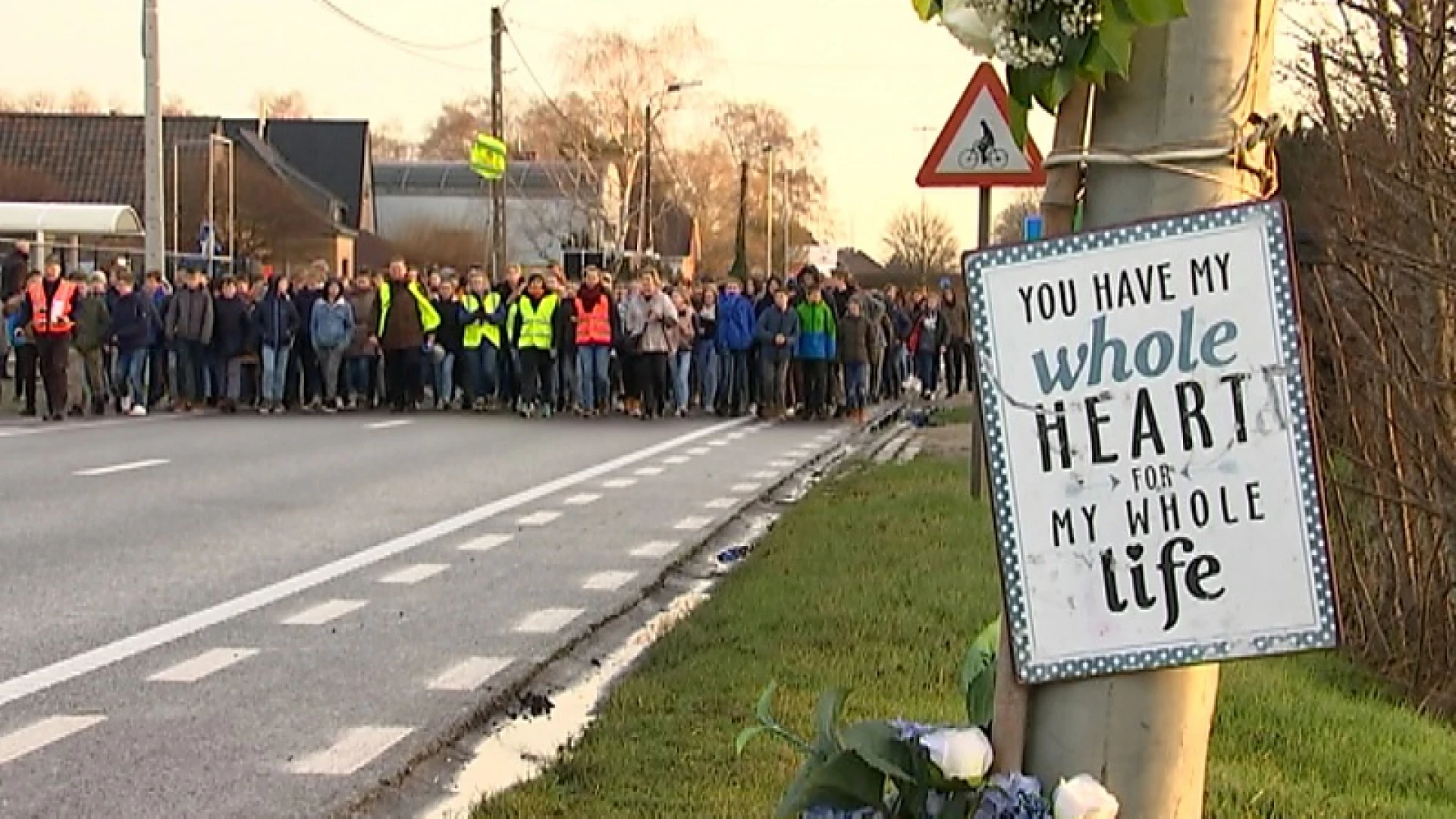 3.500 leerlingen en personeelsleden houden mars voor veiligere Provinciesteenweg