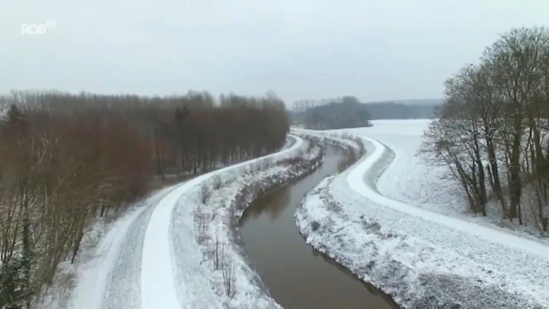 Zo mooi is onze regio onder een wit laagje vanuit de lucht