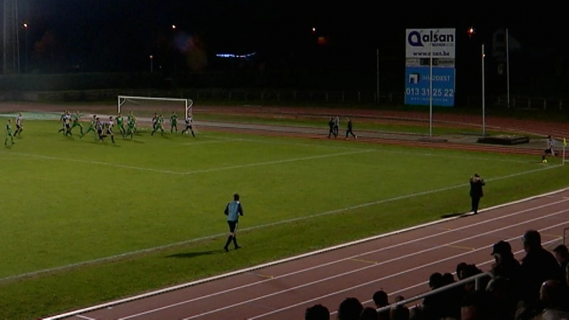 Spektakel in Diest: Bierbeek wint met 2-3 en doet weer mee voor de titel