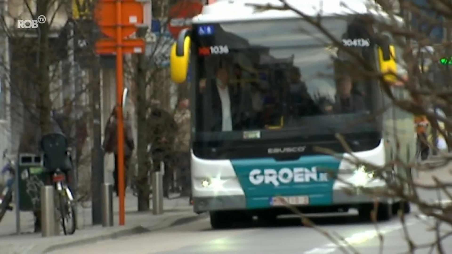 Elektrische bus van Groen houdt halt in Leuven