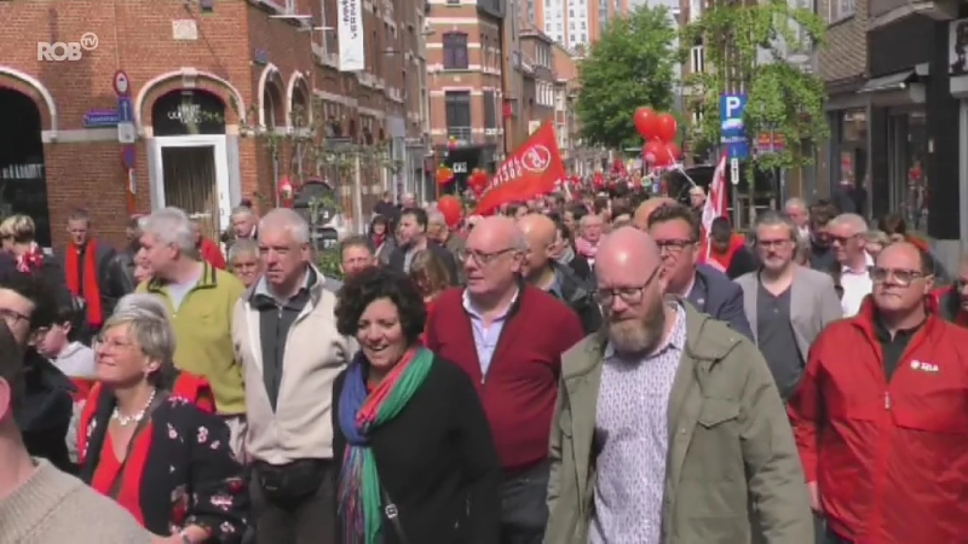 Leuven kleurt rood op Dag van de Arbeid