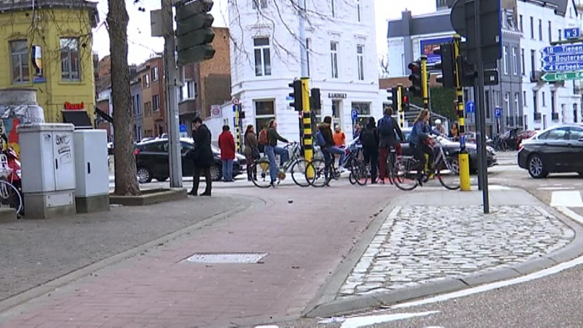 Leuven wil volgend jaar 'vierkantgroen ' voor zwakke weggebruiker aan Tiensepoort