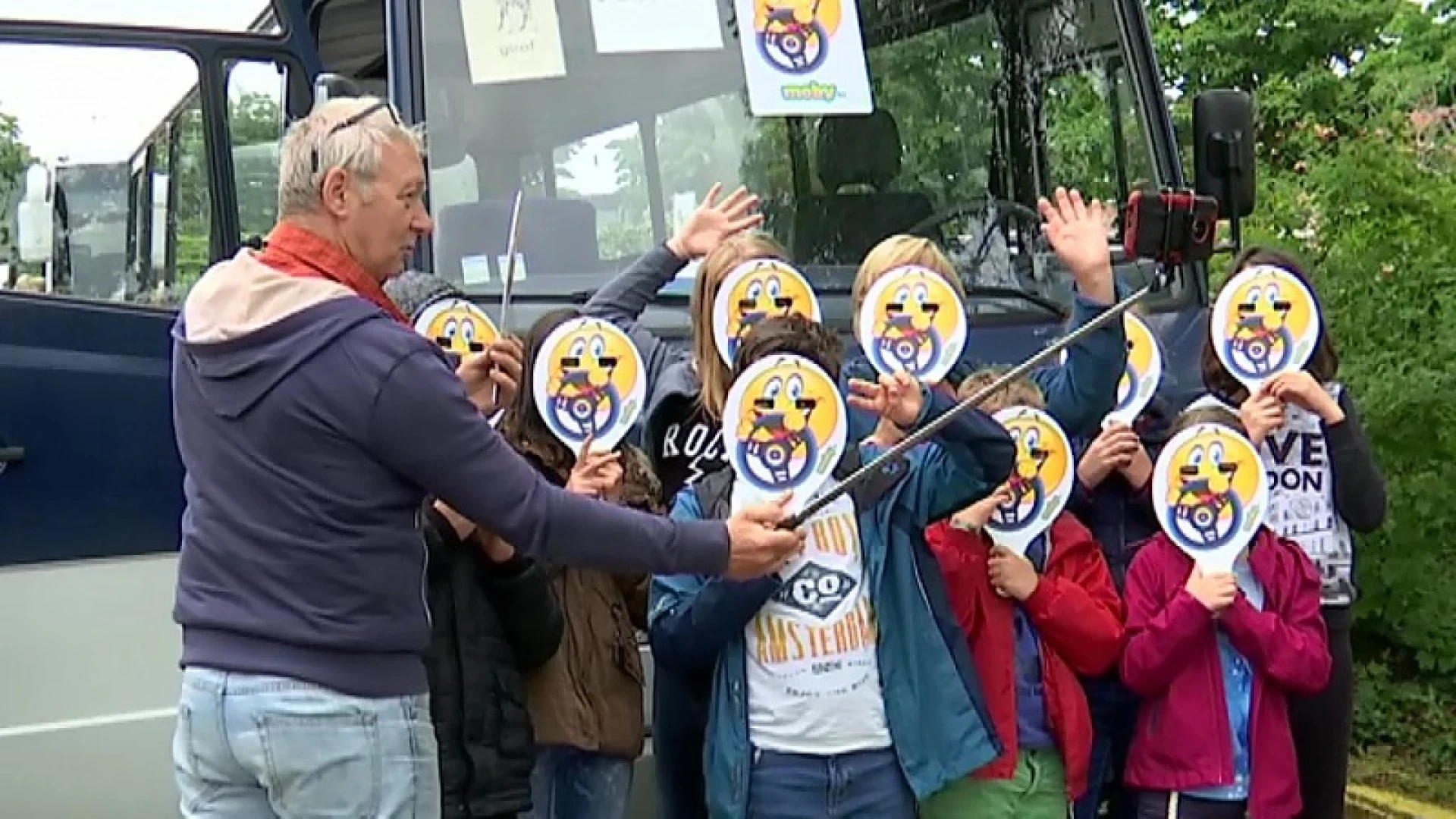 Een dikke dankjewel op "Dag van het Schoolbusje" in Leuven