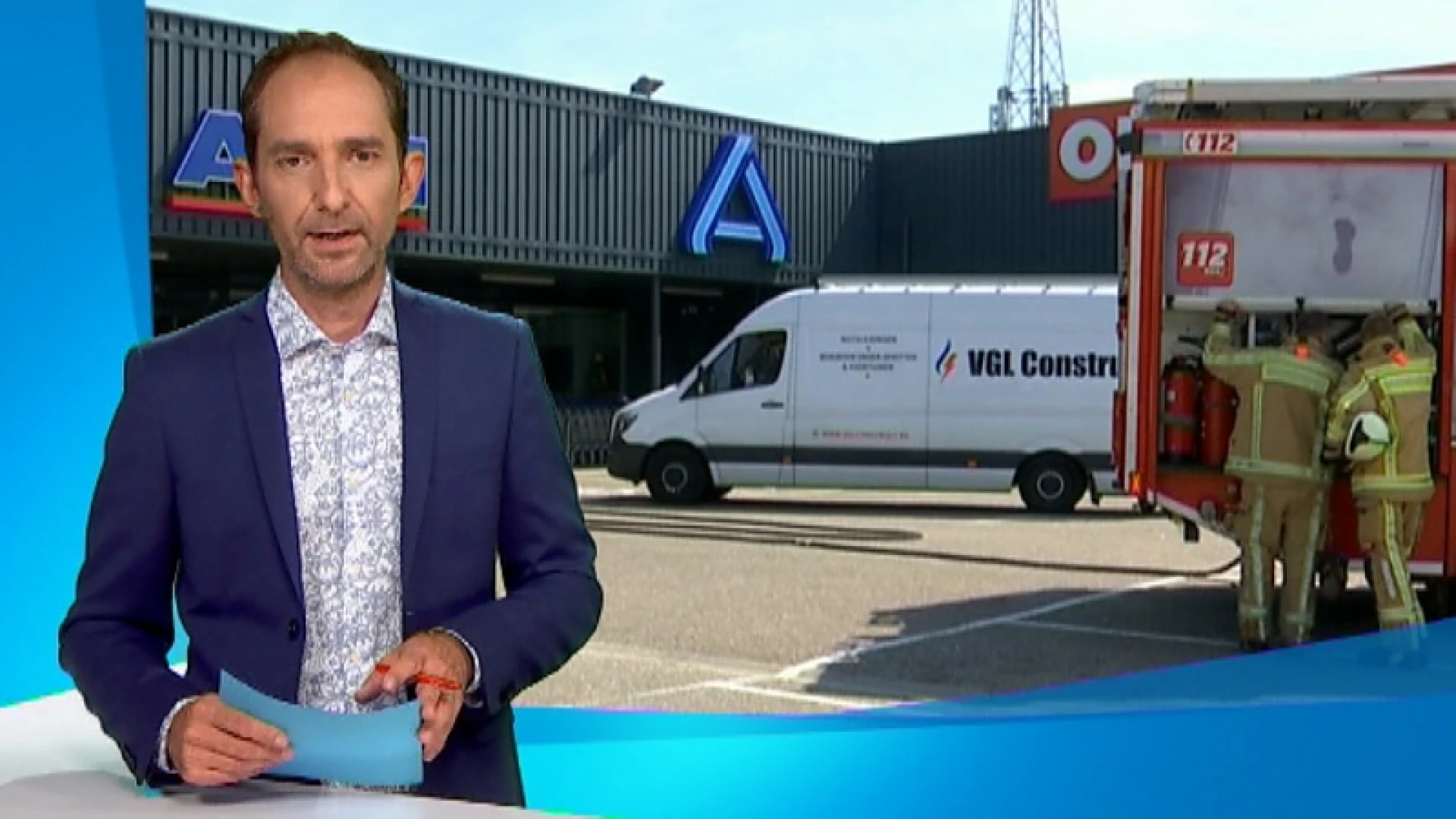 Alle winkels rond Aldi in Diest ontruimd door gaslek