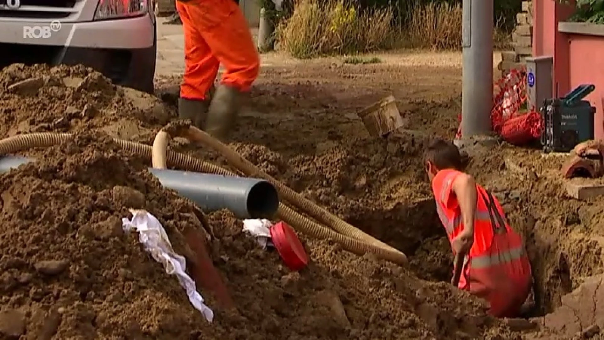 Waterleidingen Holsbeeksesteenweg in Kessel-Lo worden eind deze maand hersteld