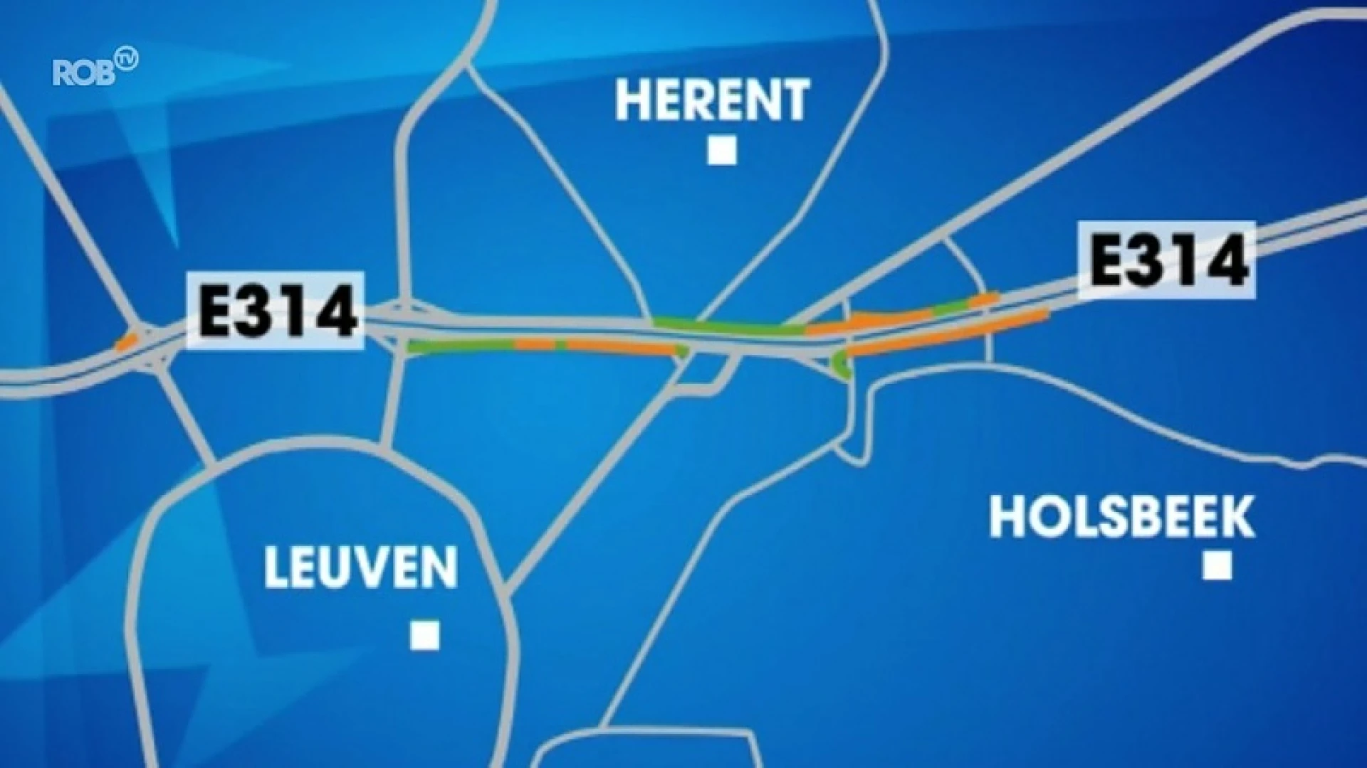 De E314 krijgt nieuwe geluidsschermen tussen Herent en Holsbeek.