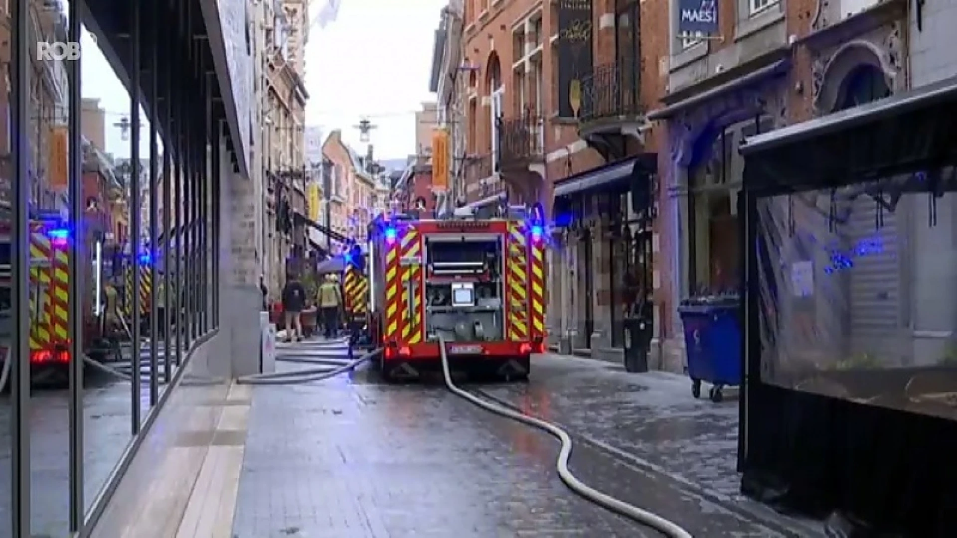 Muntstraat afgesloten na brand in restaurant You Sushi