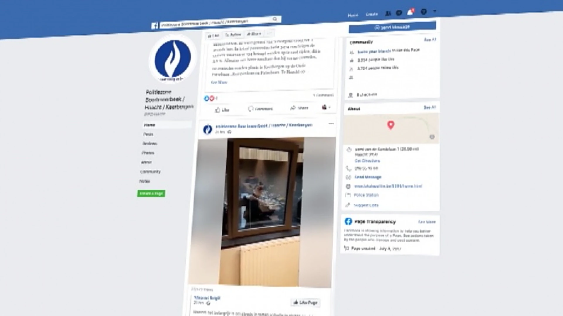 Politiezone BHK krijgt kritiek op filmpje op eigen Facebookpagina