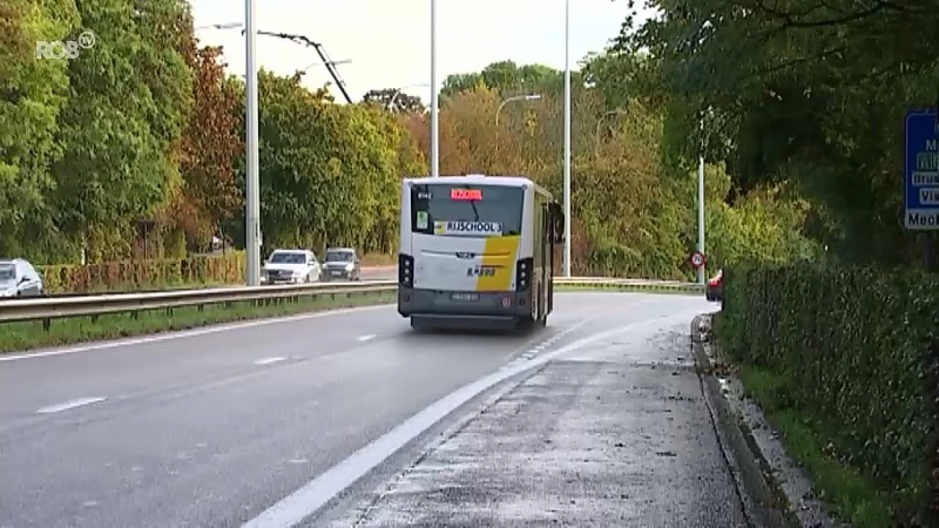 Volgende week starten werken voor nieuwe bushalte aan school de Wijnpers en Wijnpersstraat in Leuven