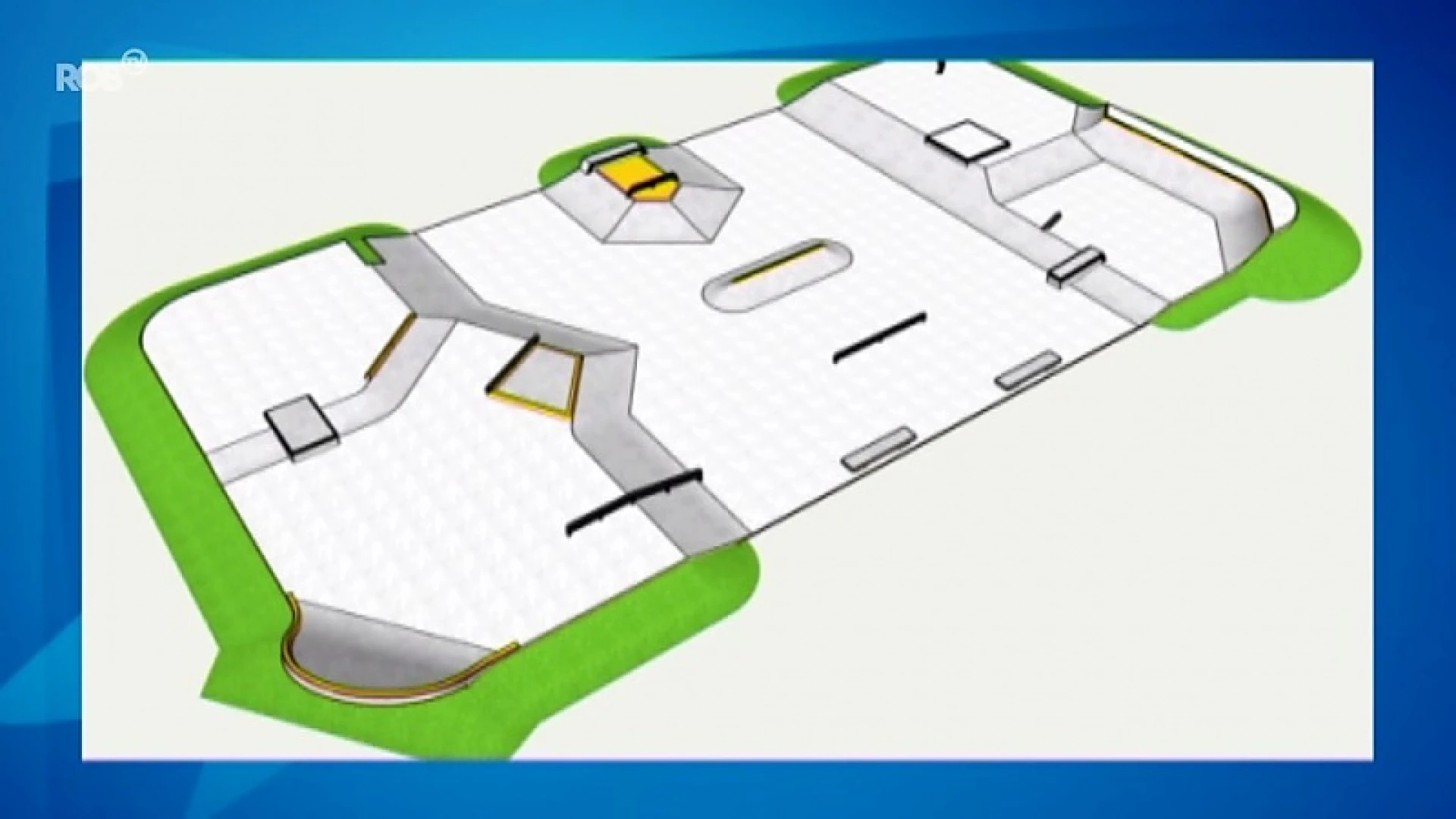 Dit zijn de 3 mogelijke ontwerpen voor het nieuwe skateterrein in het Warandepark in Diest