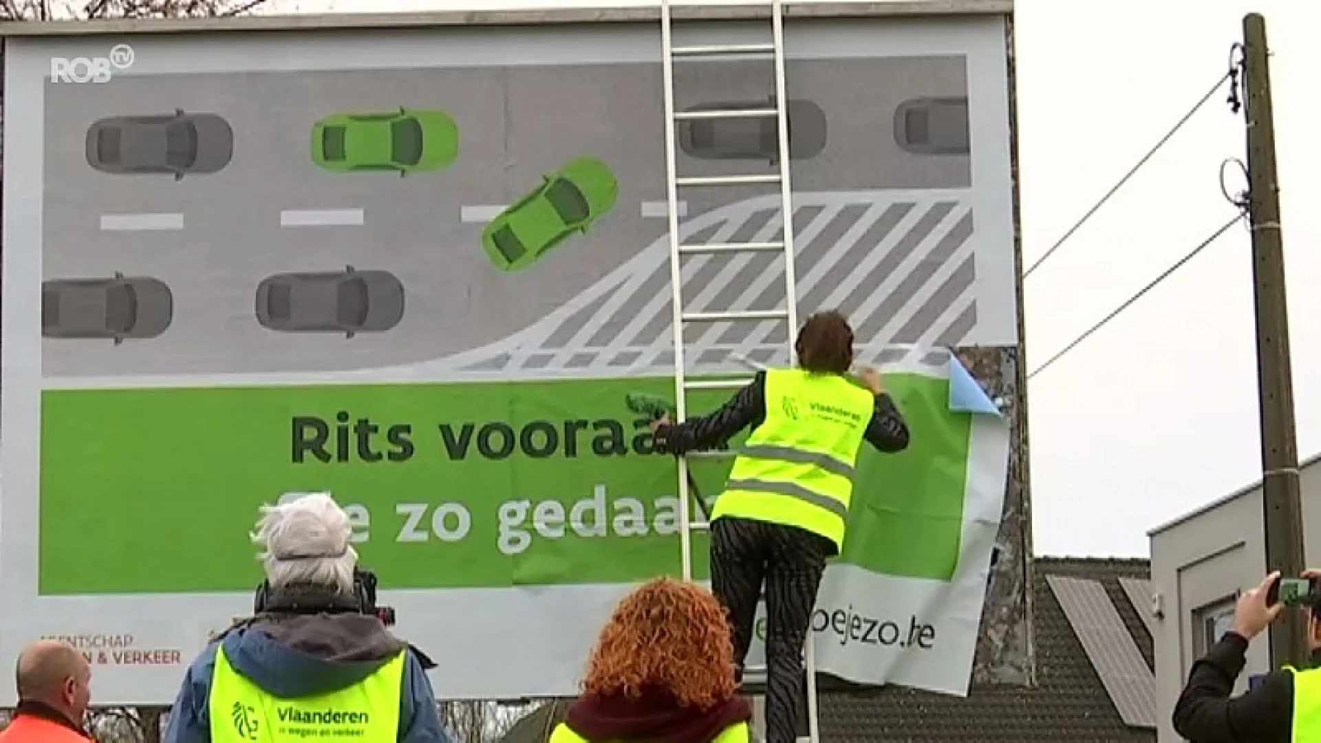 Rits vooraan, file zo gedaan: nieuwe verkeerscampagne gelanceerd in Lubbeek
