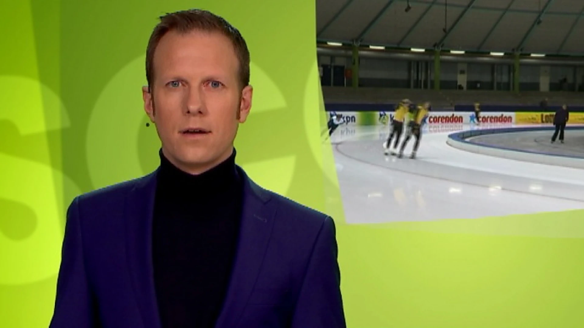 Bart Swings pakt goud op de massastart op het EK schaatsen in Heerenveen