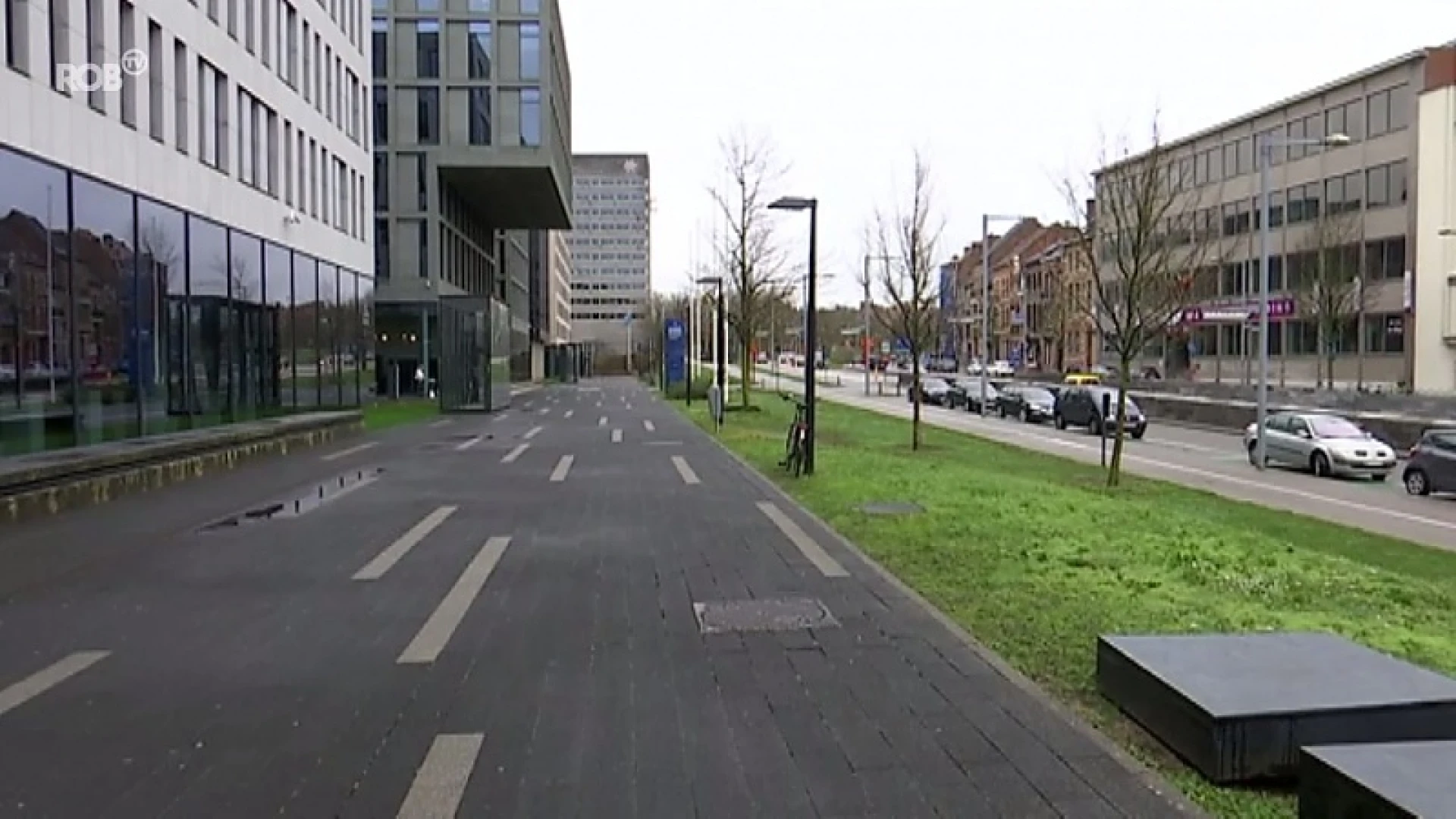 Leuven voorziet tijdelijke fietsenstalling met 300 plaatsen aan stadskantoor