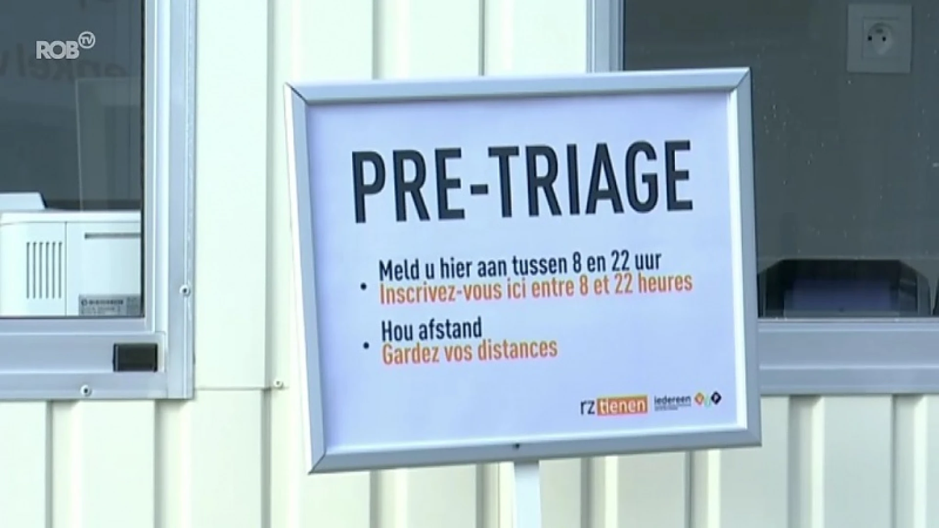 Pretriageposten komen op gang