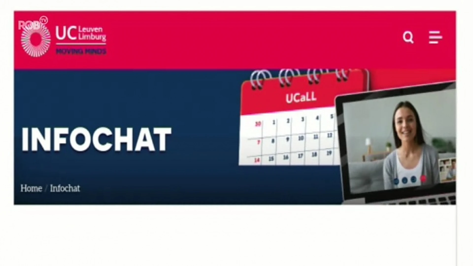 UCLL geeft online studieadvies met videochats