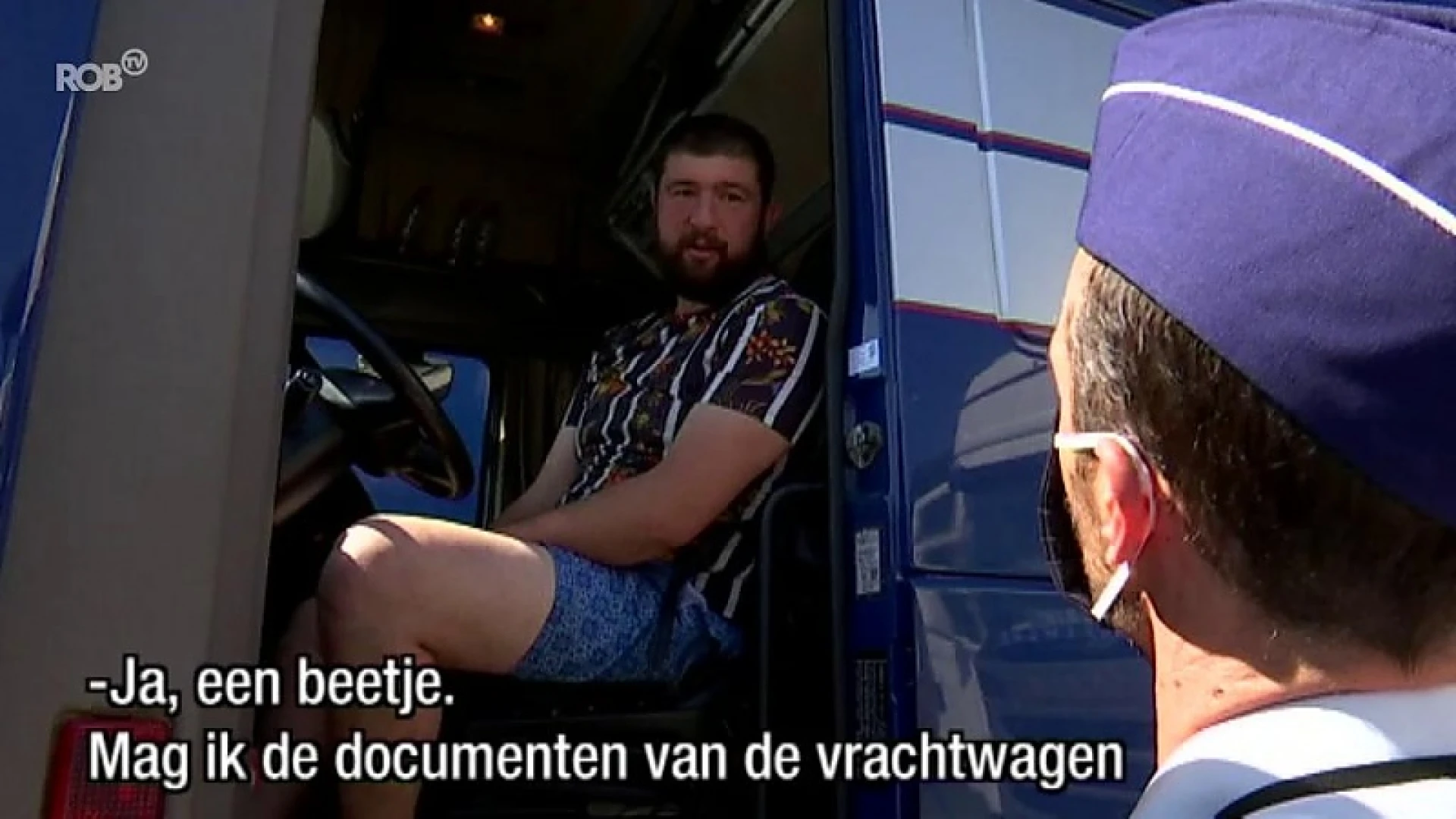 Federale Wegpolitie houdt grote controleactie op vrachtwagenchauffeurs in Bertem