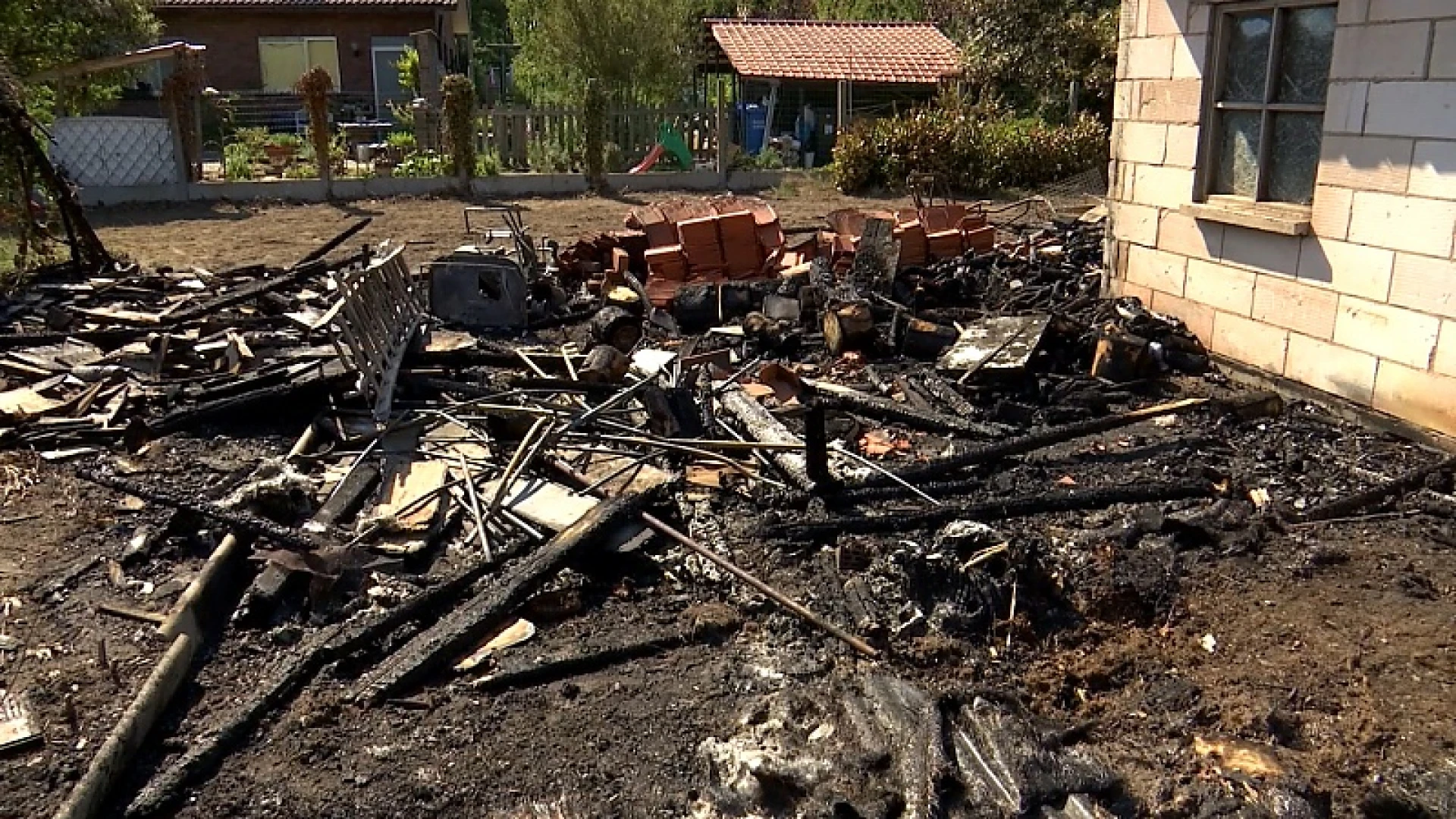 Tuinhuis in Langdorp in brand gestoken met brandversnellers