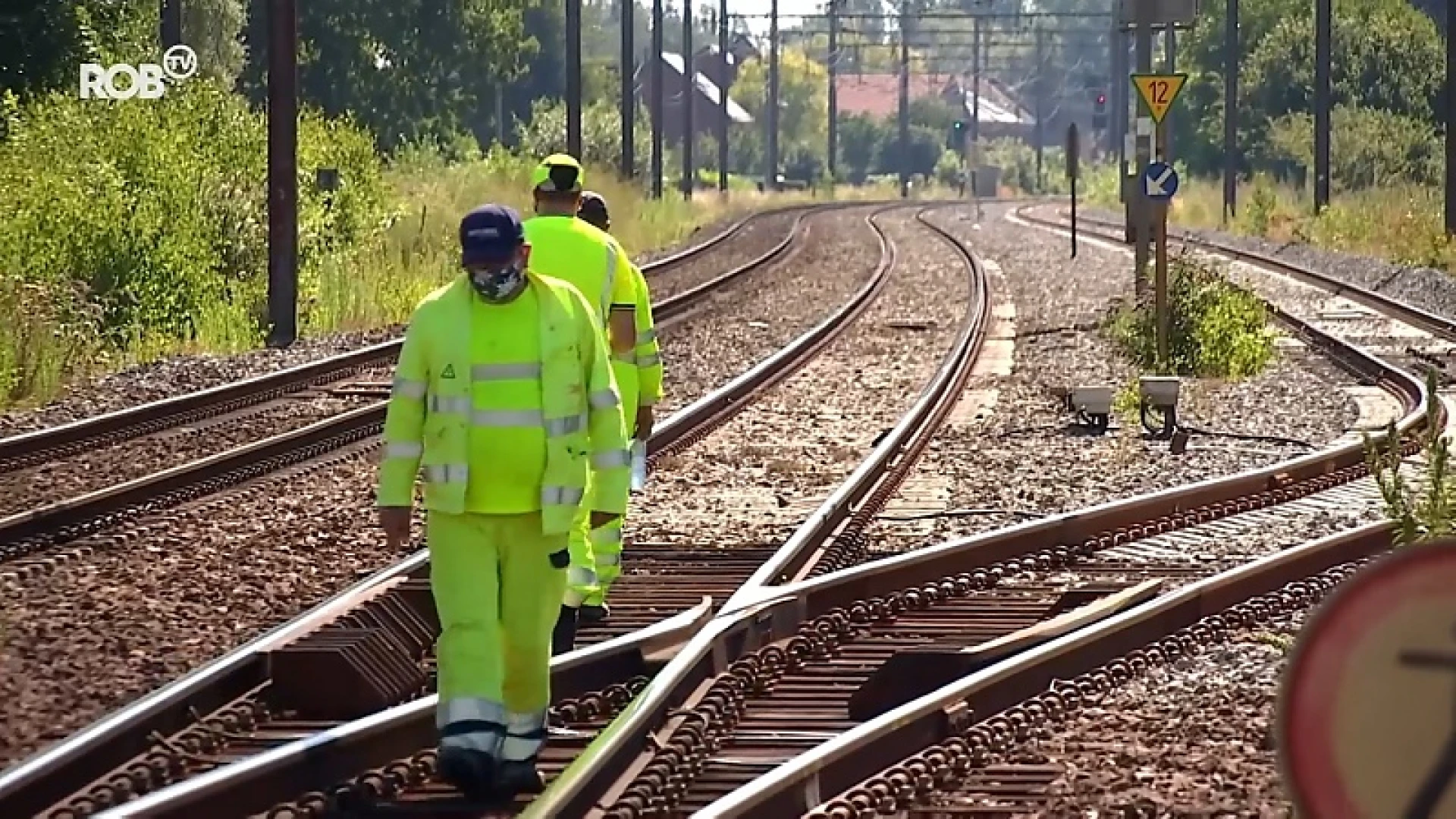 Infrabel voert hittecontroles uit aan station van Haacht