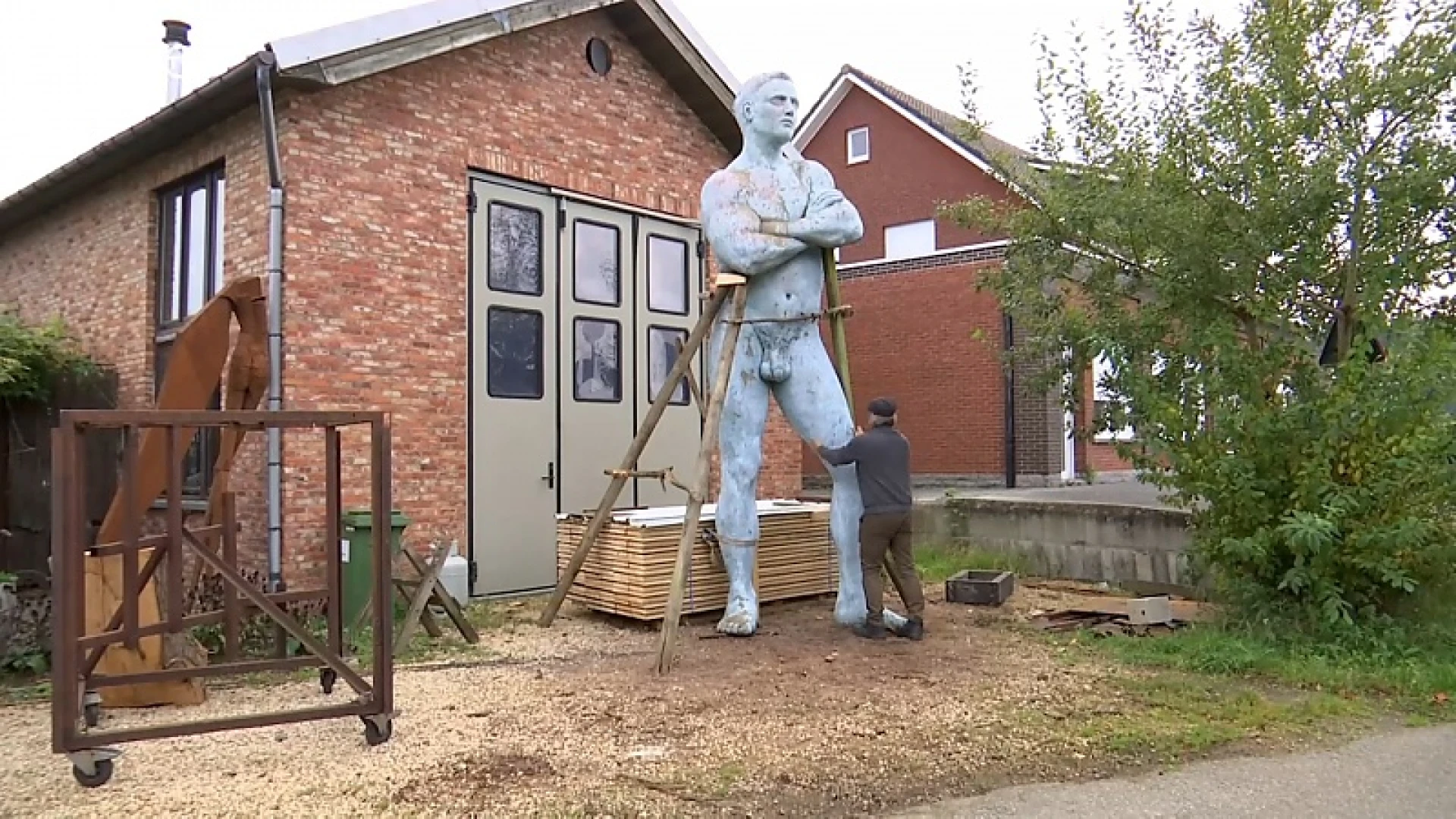 Naakte man uit Aarschots straatbeeld verdwenen, waar is hij naartoe?