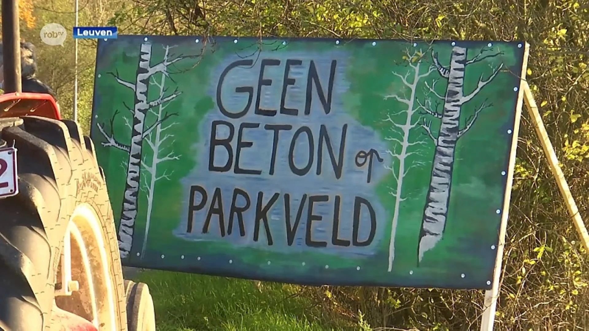 Actiegroep wil geen beton op Parkveld in Heverlee