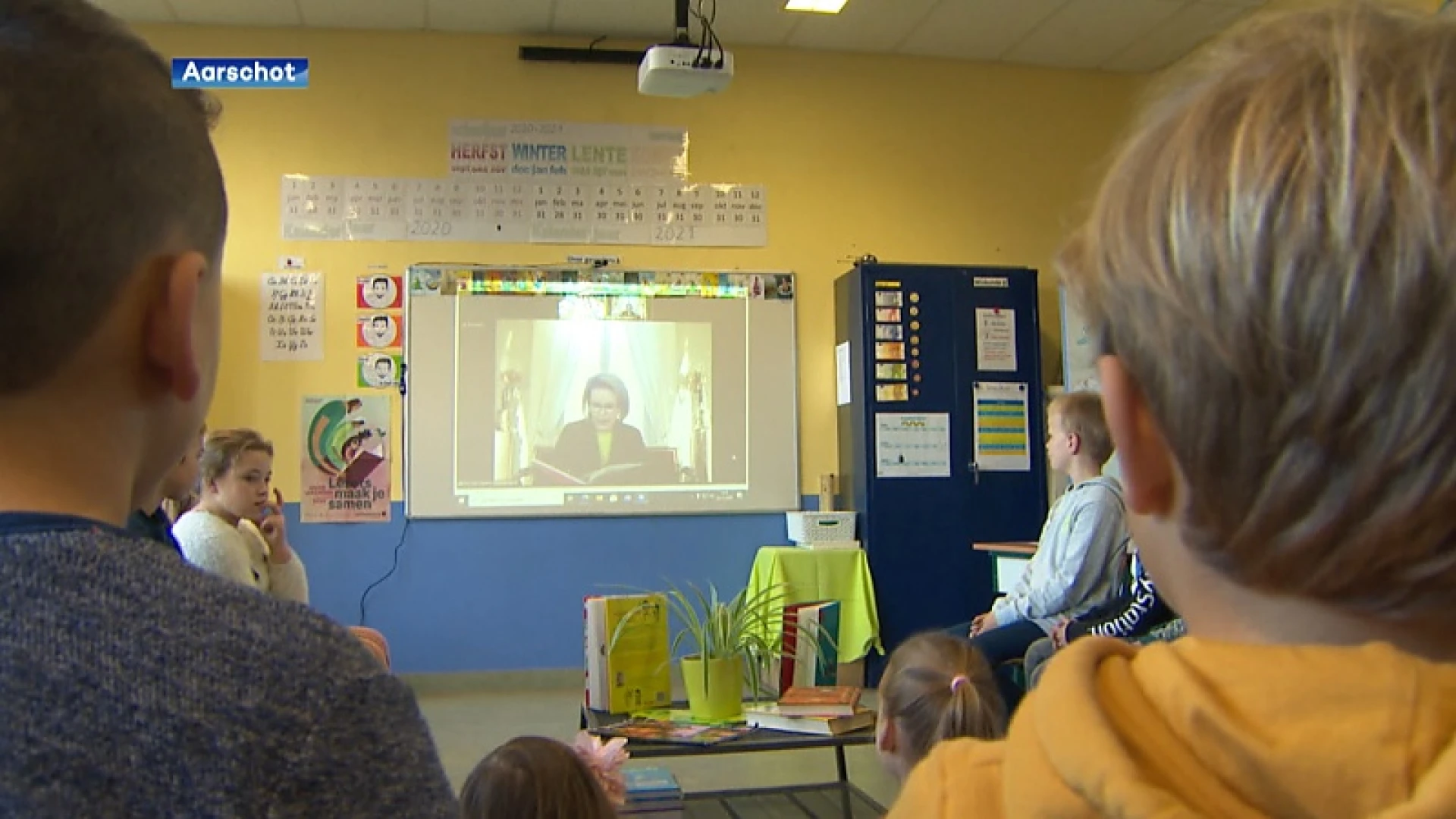 Skypen met Koningin Mathilde? Geen probleem voor deze leerlingen uit Aarschot