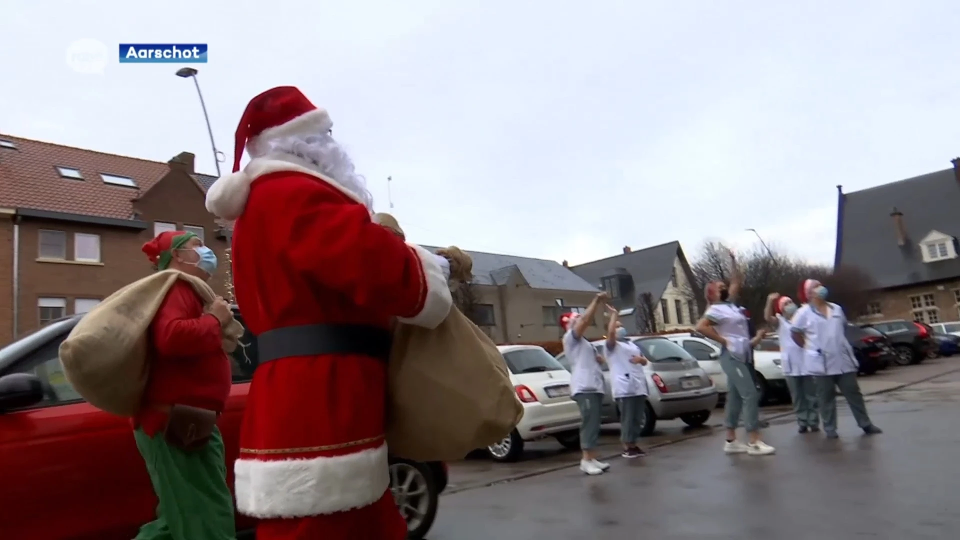 Coronavrij woonzorgcentrum koopt kerstcadeaus voor zwaar getroffen woonzorgcentrum in Aarschot