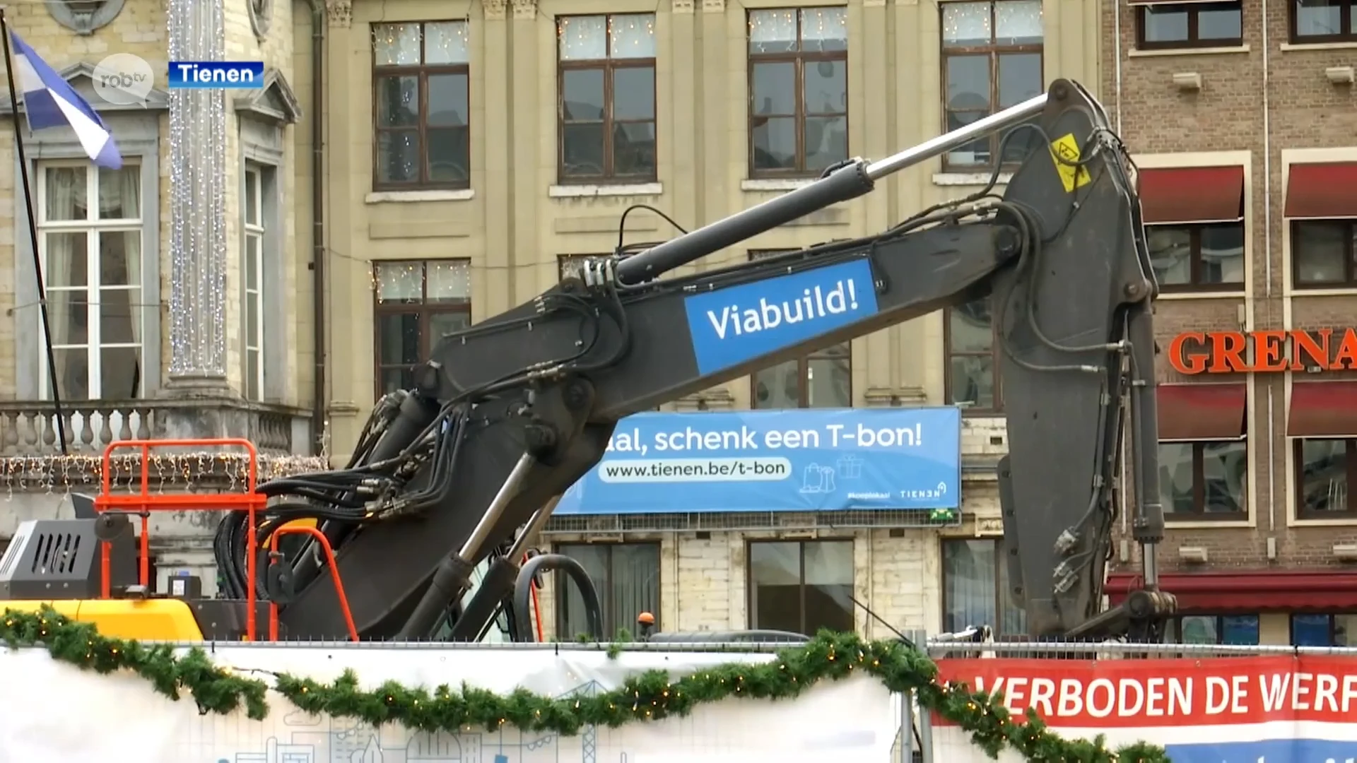 Opnieuw kritiek op heraanleg Grote Markt in Tienen