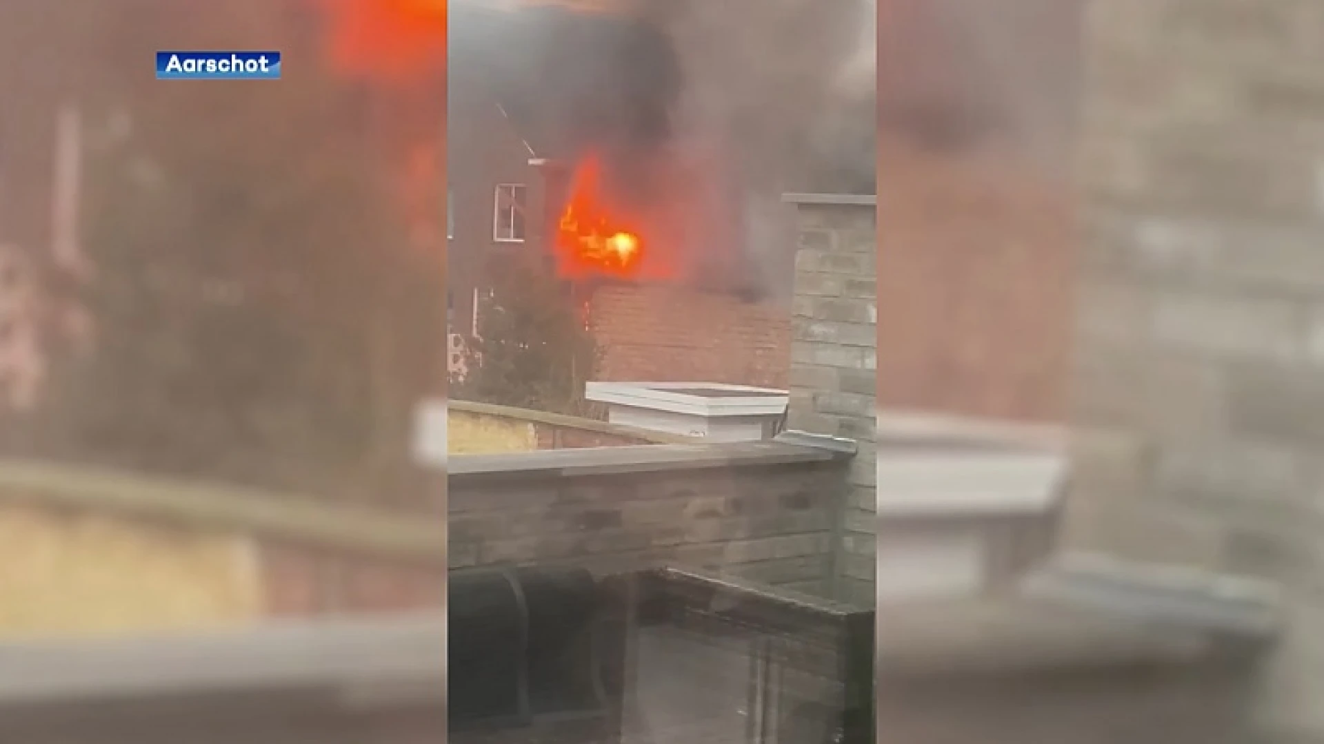 Uitslaande brand bij Duikshop Galicia in Aarschot, perimeter ingesteld
