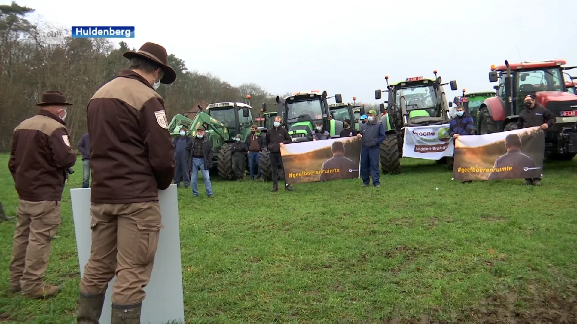 30 Landbouwers uiten ongenoegen over plannen om drie Brabantse bossen samen te voegen
