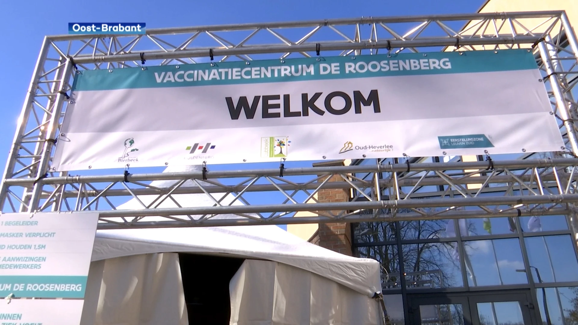 Rondleiding in vaccinatiecentrum De Roosenberg aan Zoetwaters in Oud-Heverlee