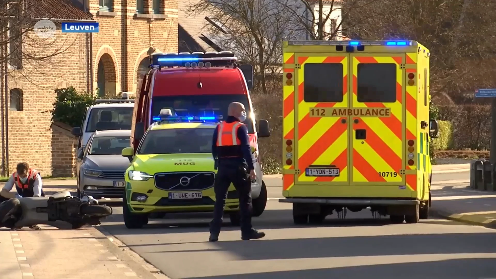 Ongeval met scooter in Wijgmaal: bestuurder overgebracht naar het ziekenhuis