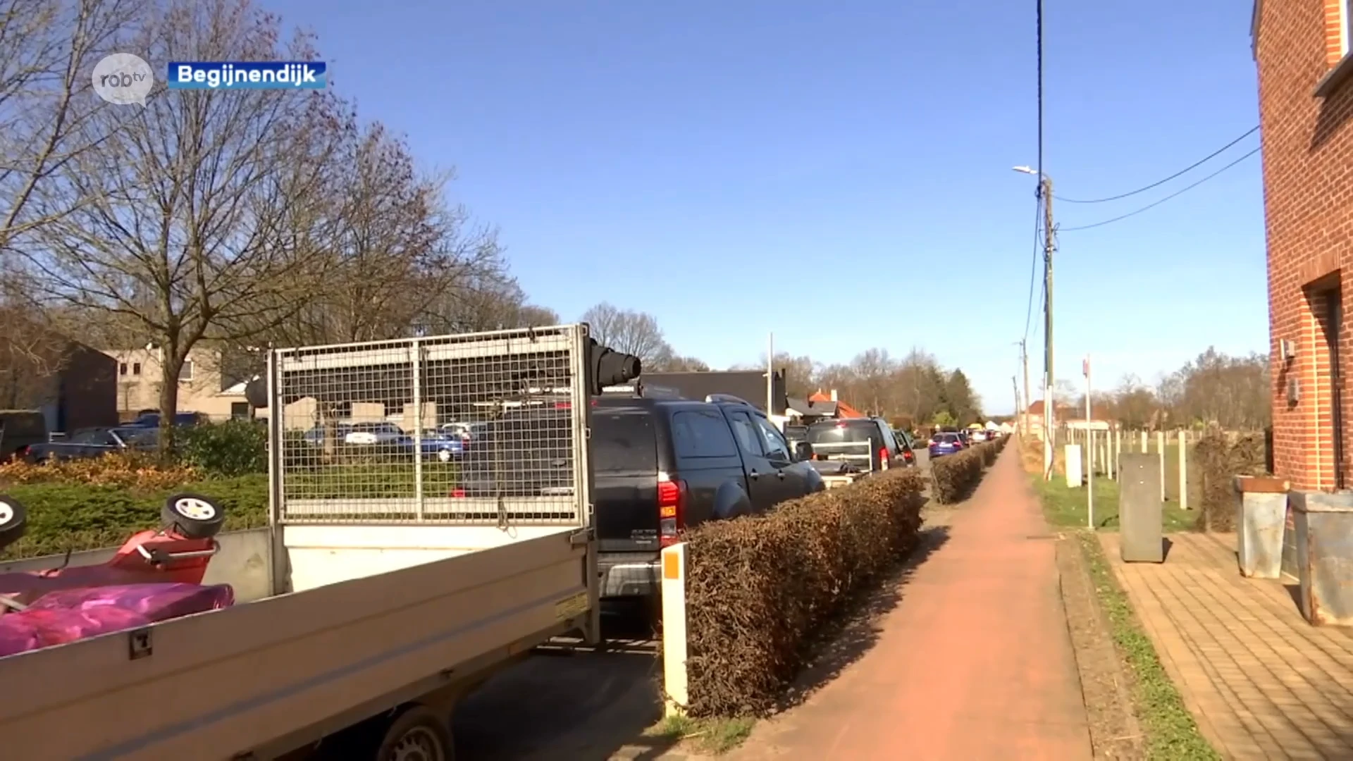 Lange files aan recyclagepark in Begijnendijk