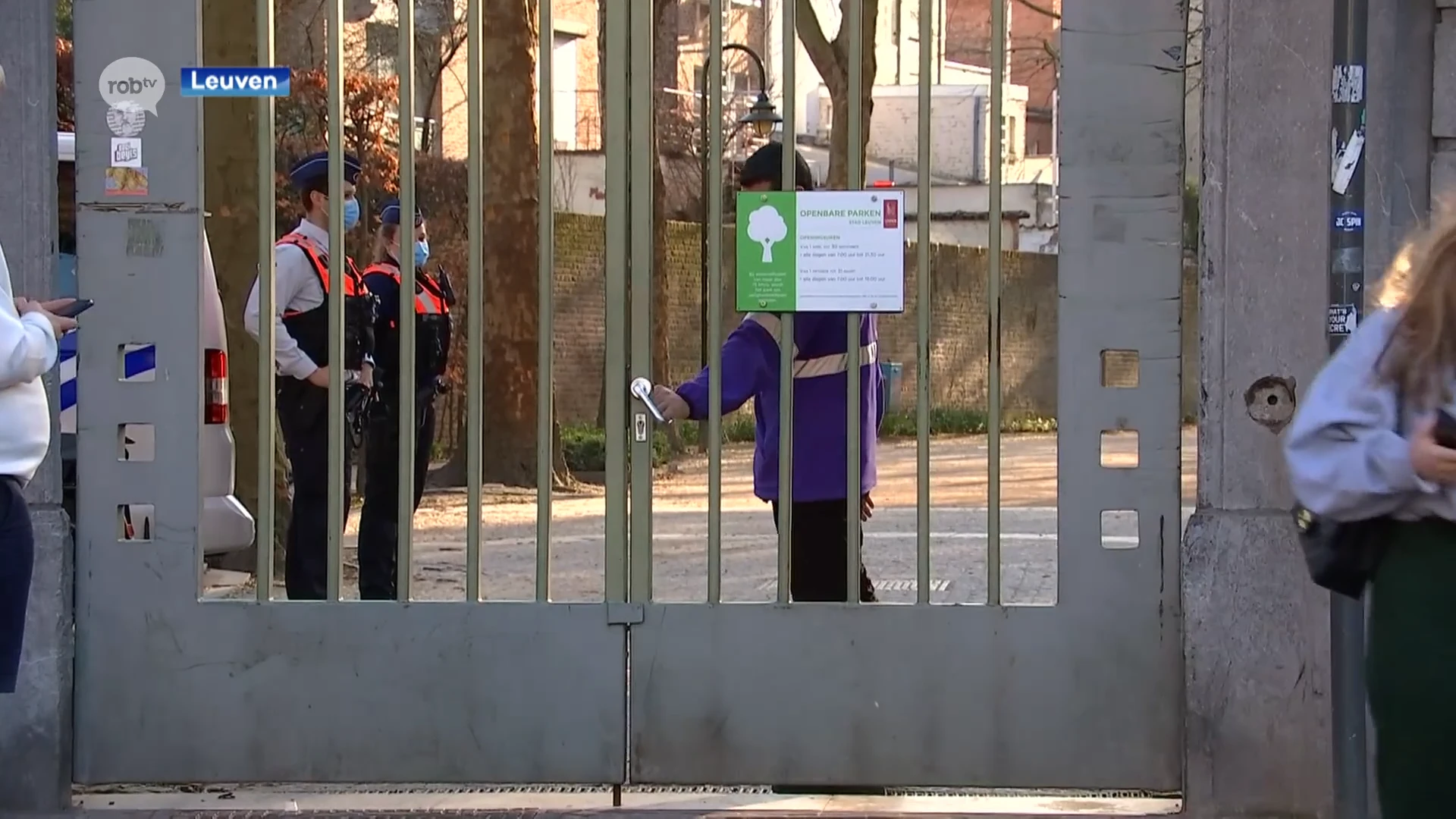 Stadspark in Leuven weer afgesloten, politie toont wel begrip voor studenten