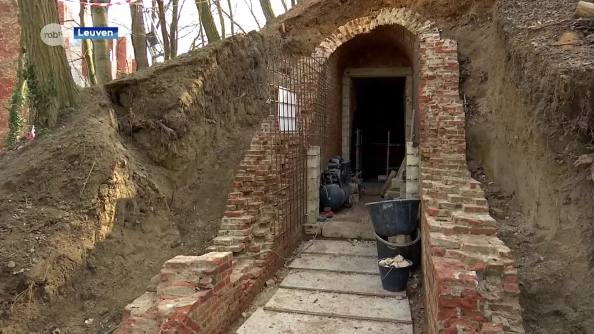Historische ijskelder aan Brusselse Poort in Leuven wordt verblijfplaats voor vleermuizen