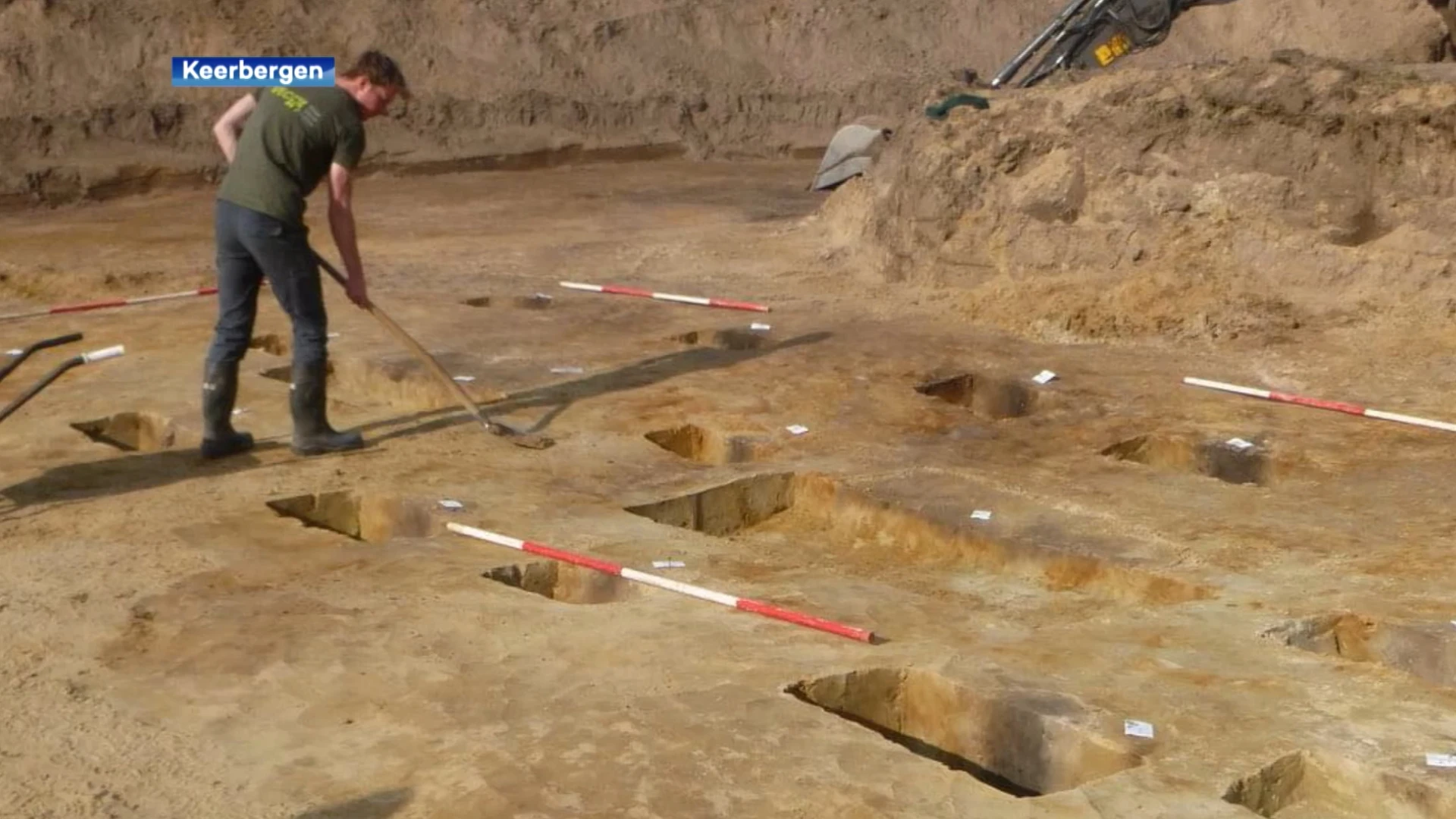 Archeologen vinden restanten van gebouwen uit de IJzertijd in Keerbergen