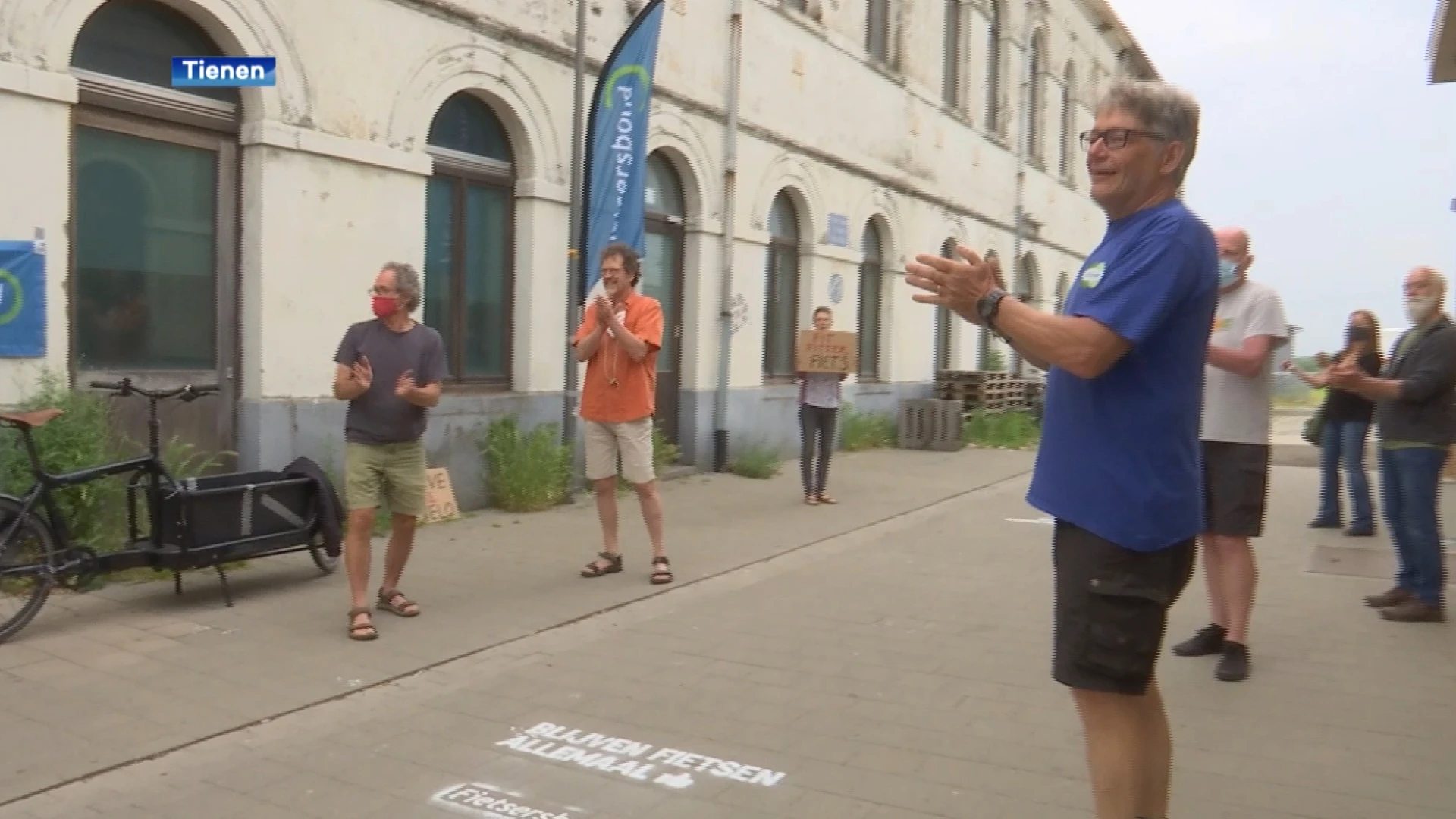 Veel applaus voor fietsers op Wereldfietsdag in Tienen