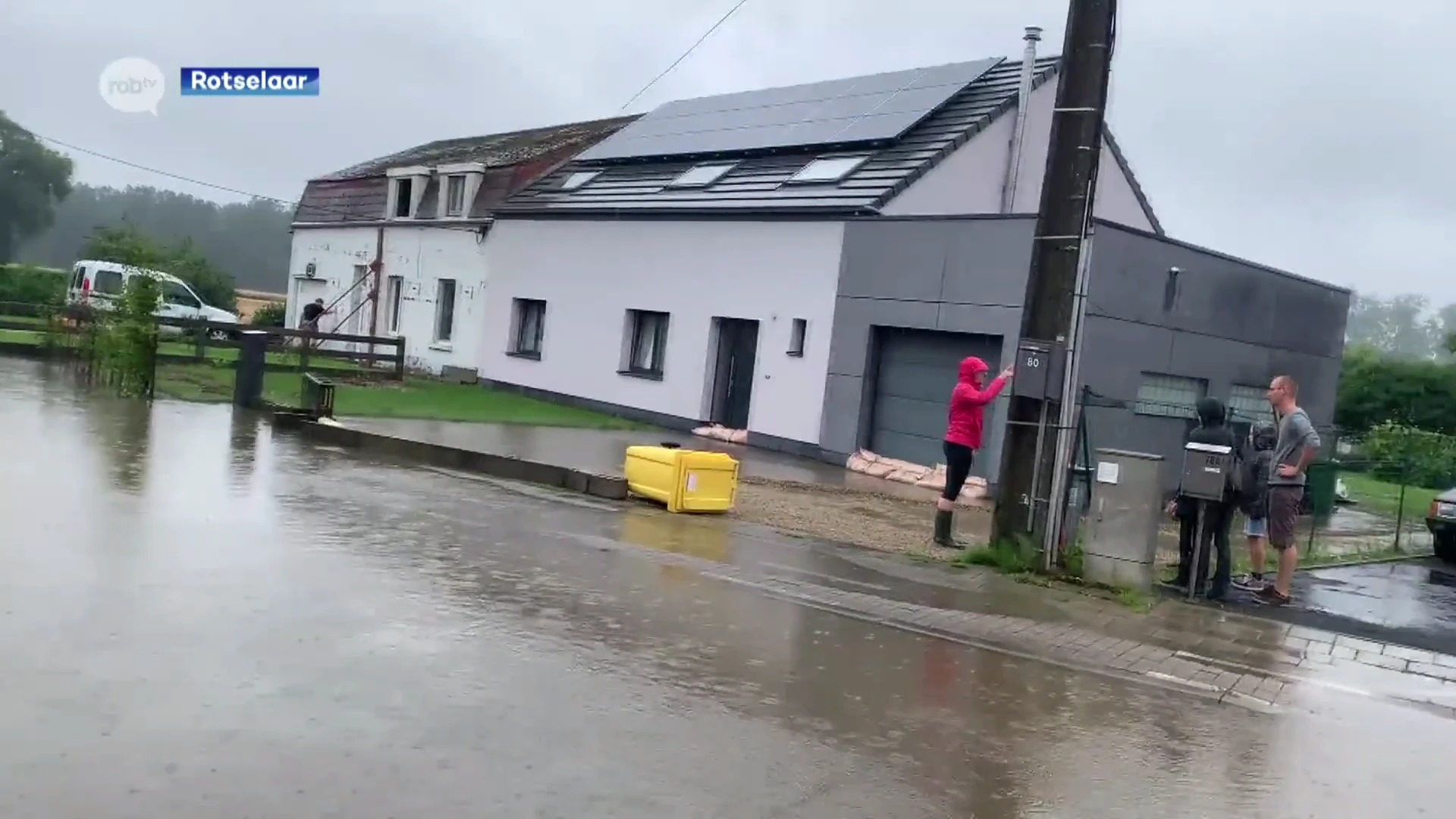 Dijle in Rotselaar buiten bedding: grote wateroverlast aan de Molen