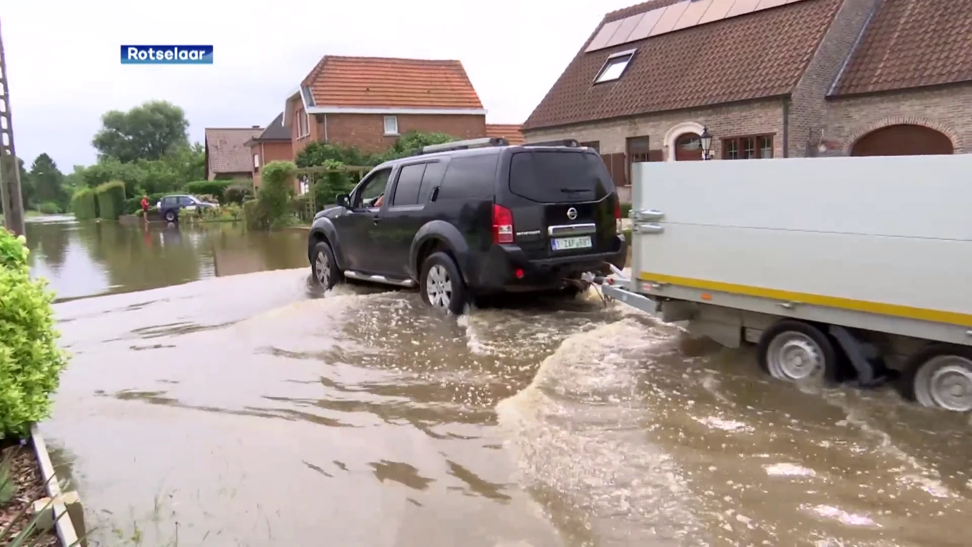 Veel verkeershinder in Rotselaar door wateroverlast afgelopen dagen