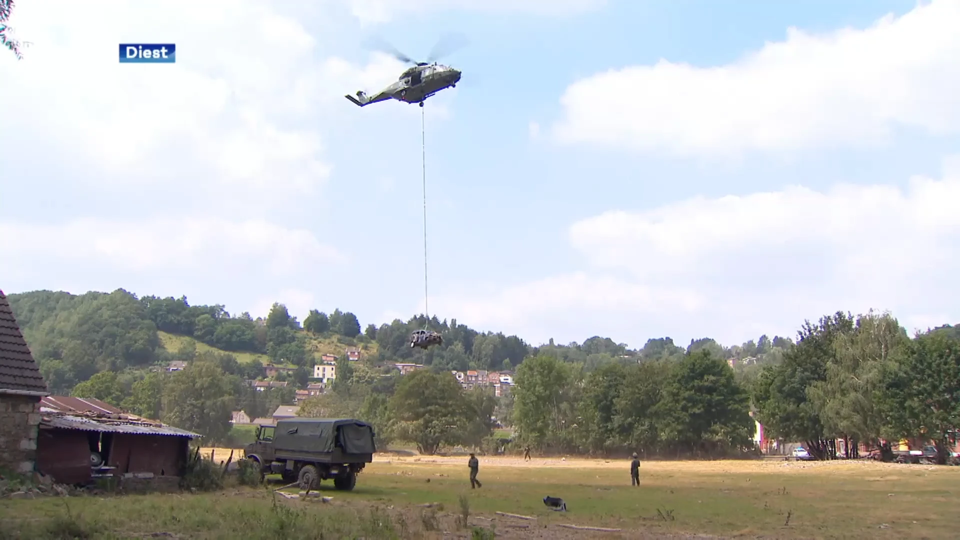 Brandweermannen en militairen uit onze regio helpen rampengebieden in de Ardennen