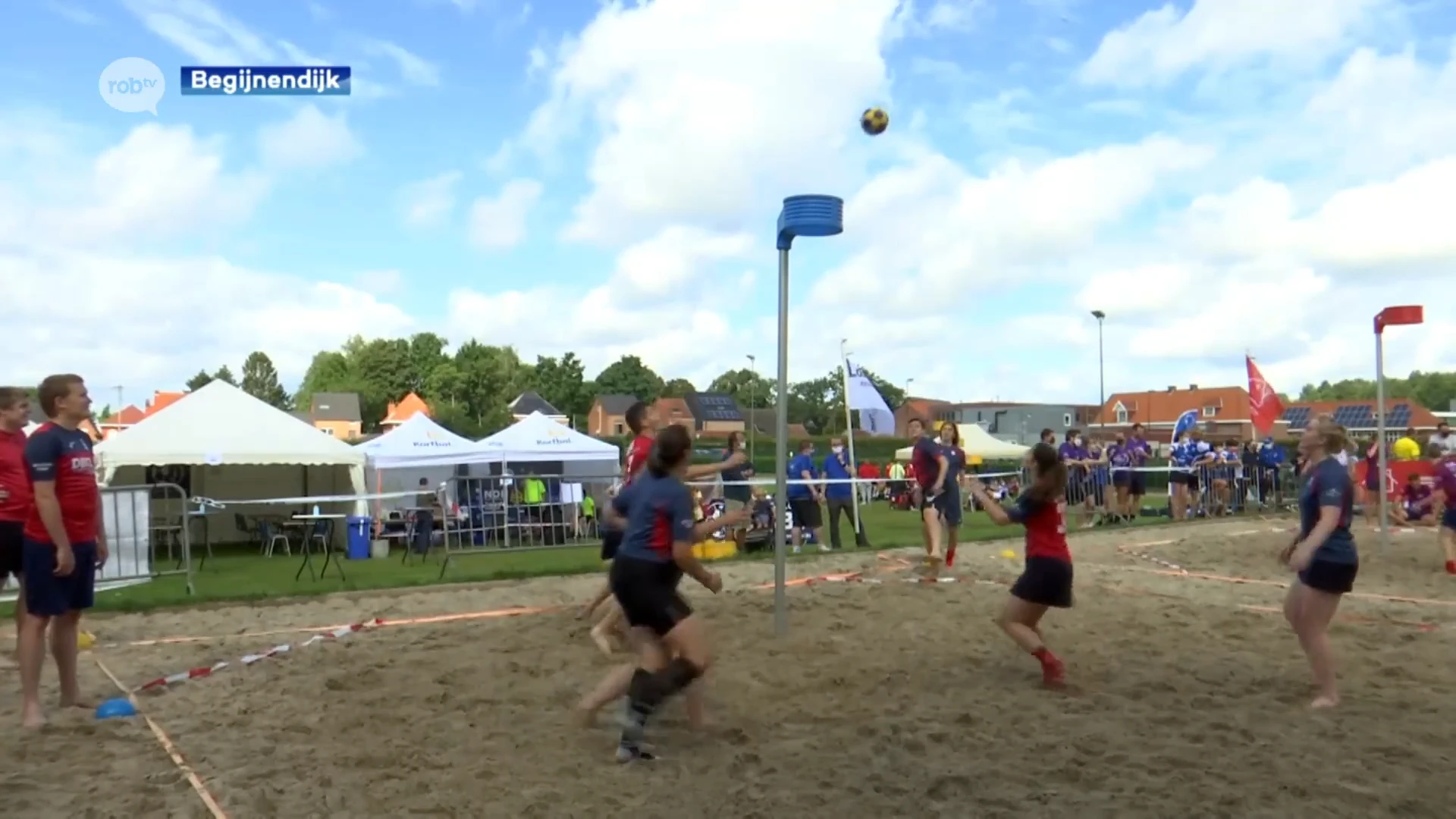 Flanders Beachkorfbal Tour voor het eerst in Betekom