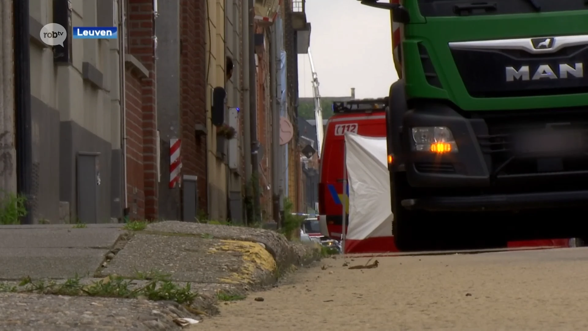 Vrouw overleden in Heverlee nadat ze struikelt op voetpad en door vrachtwagen aangereden wordt