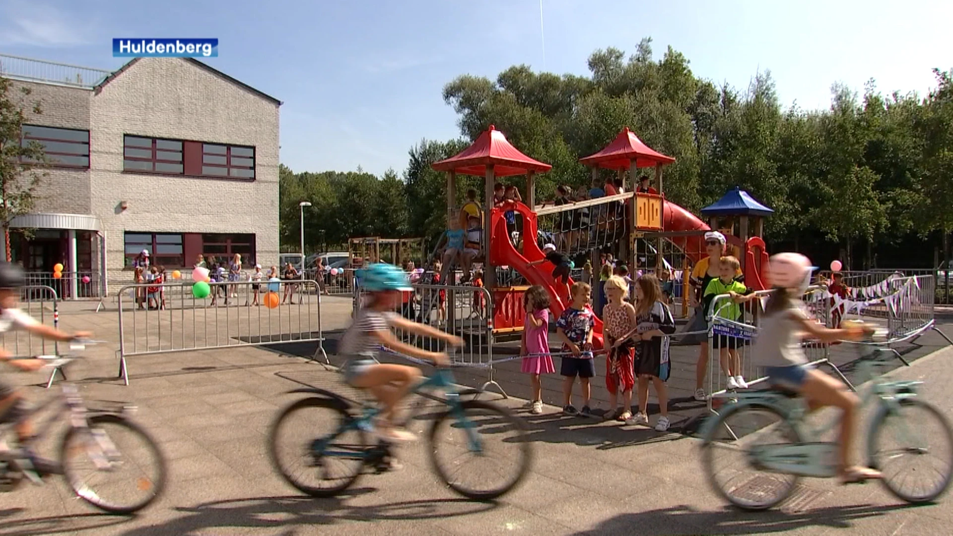 WK Wielrennen in het klein: basisschool Den Elzas uit Huldenberg organiseert fietswedstrijd mét fandorpen