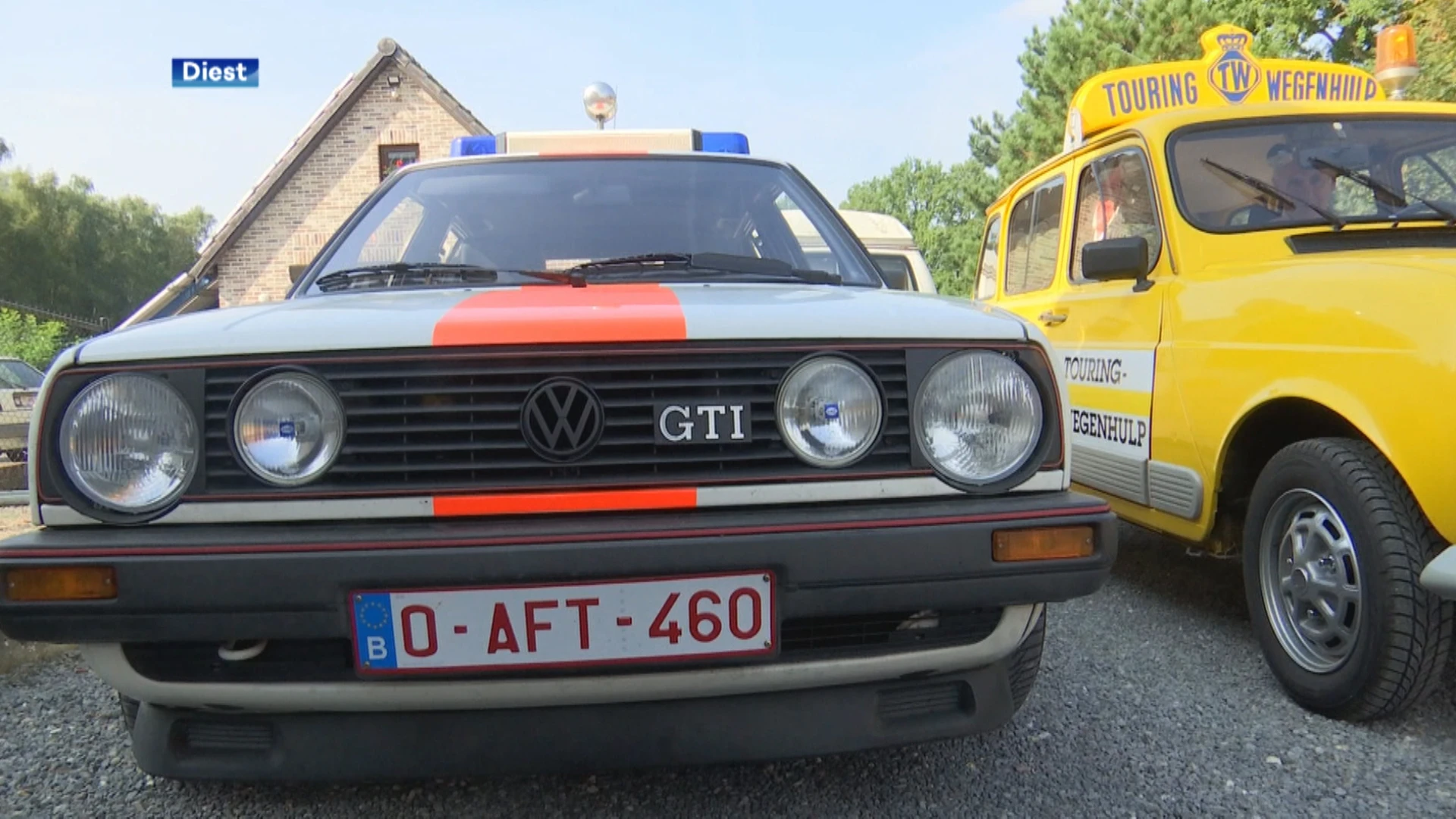 Schitterend: rondtoeren met een Golf GTI van de Rijkswacht in Schaffen