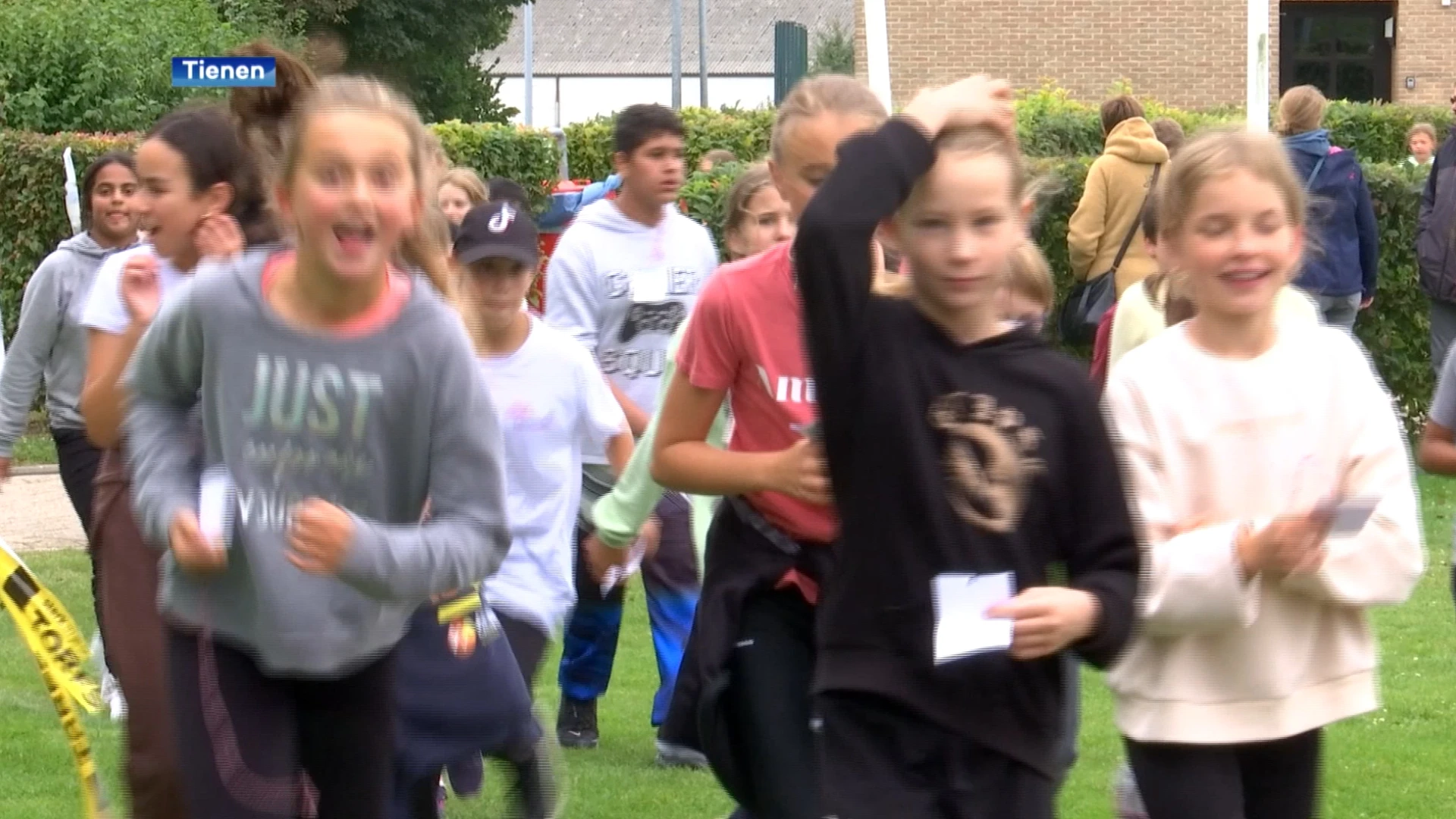 In Tienen vond vandaag de Kidsrun plaats naar aanleiding van de Vlaamse loopweek