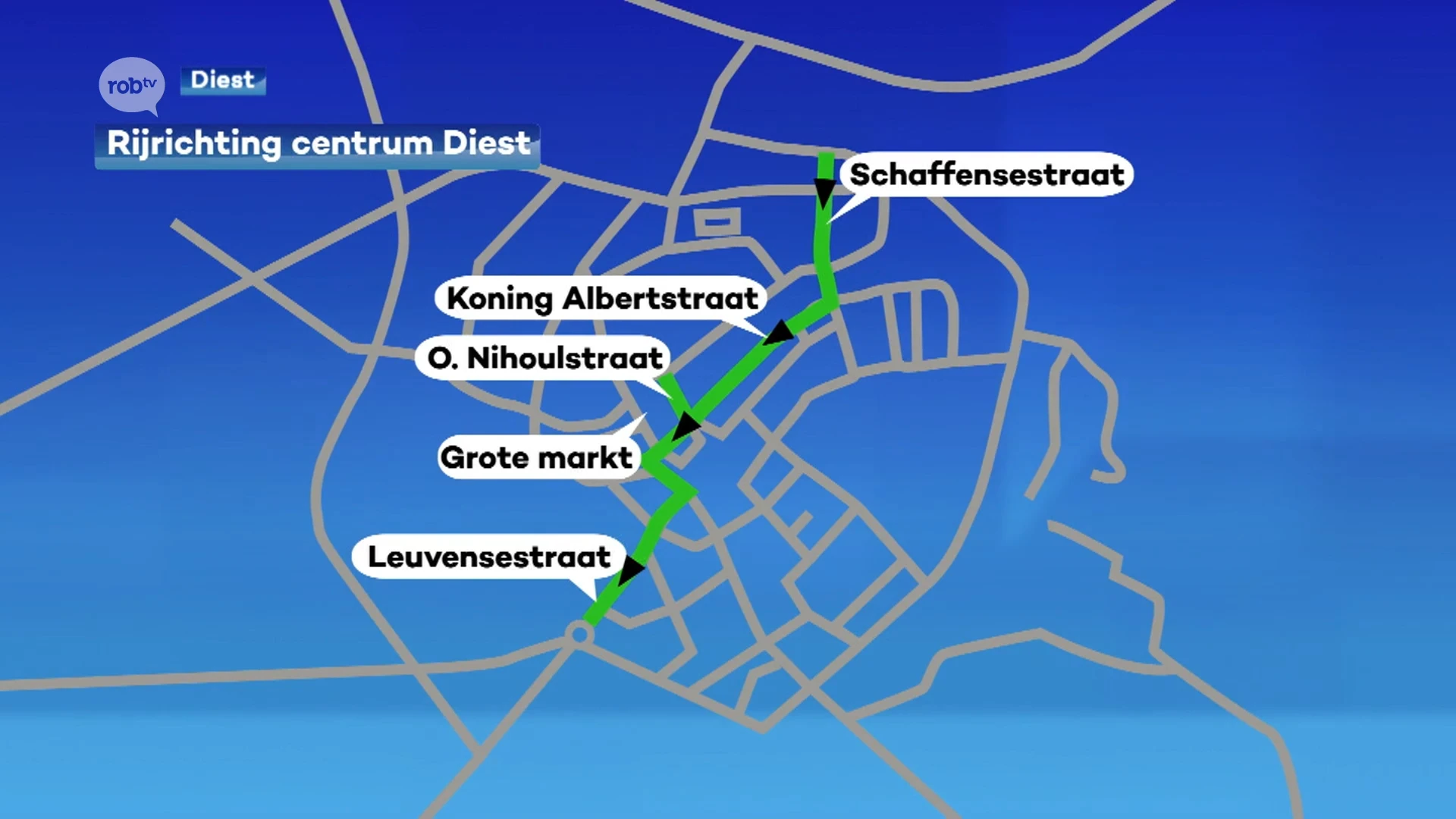 Diest heeft een nieuw circulatieplan: Wat verandert er allemaal aan het verkeer in het centrum?