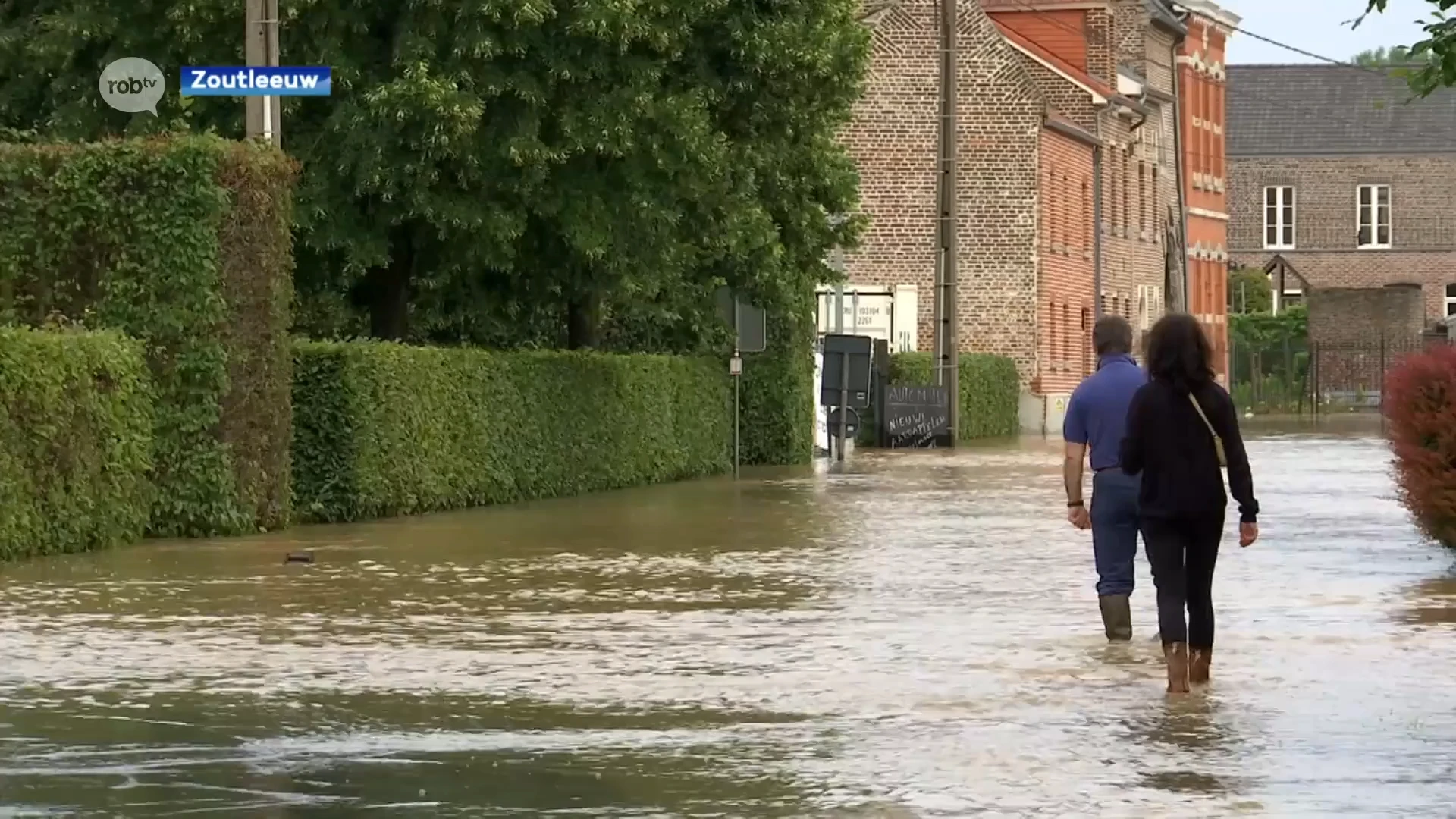 Wateroverlast deze zomer in Zoutleeuw niet erkend door Vlaamse Regering: "Mijn broek zakt hier van af"